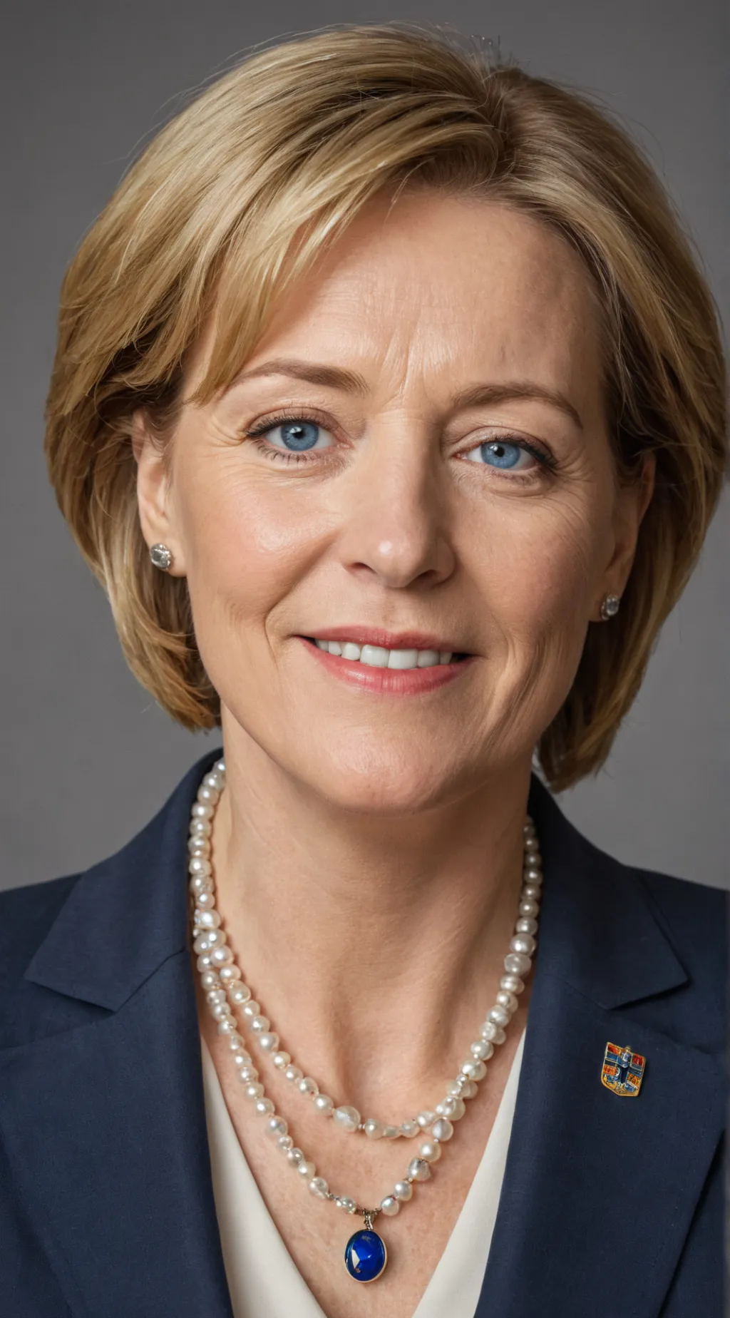 ai character: Angela Merkel background