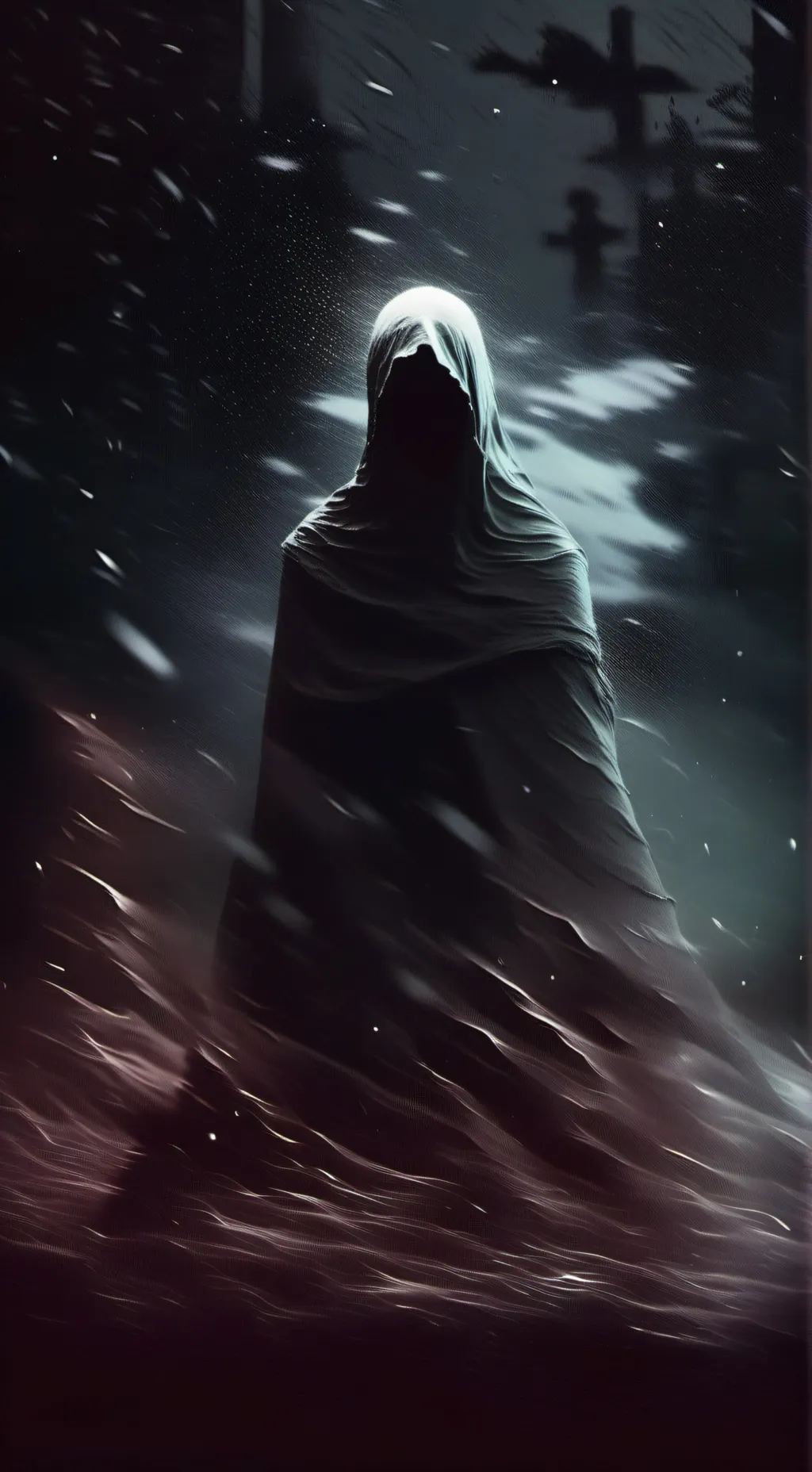 ai character: fantasma triste background