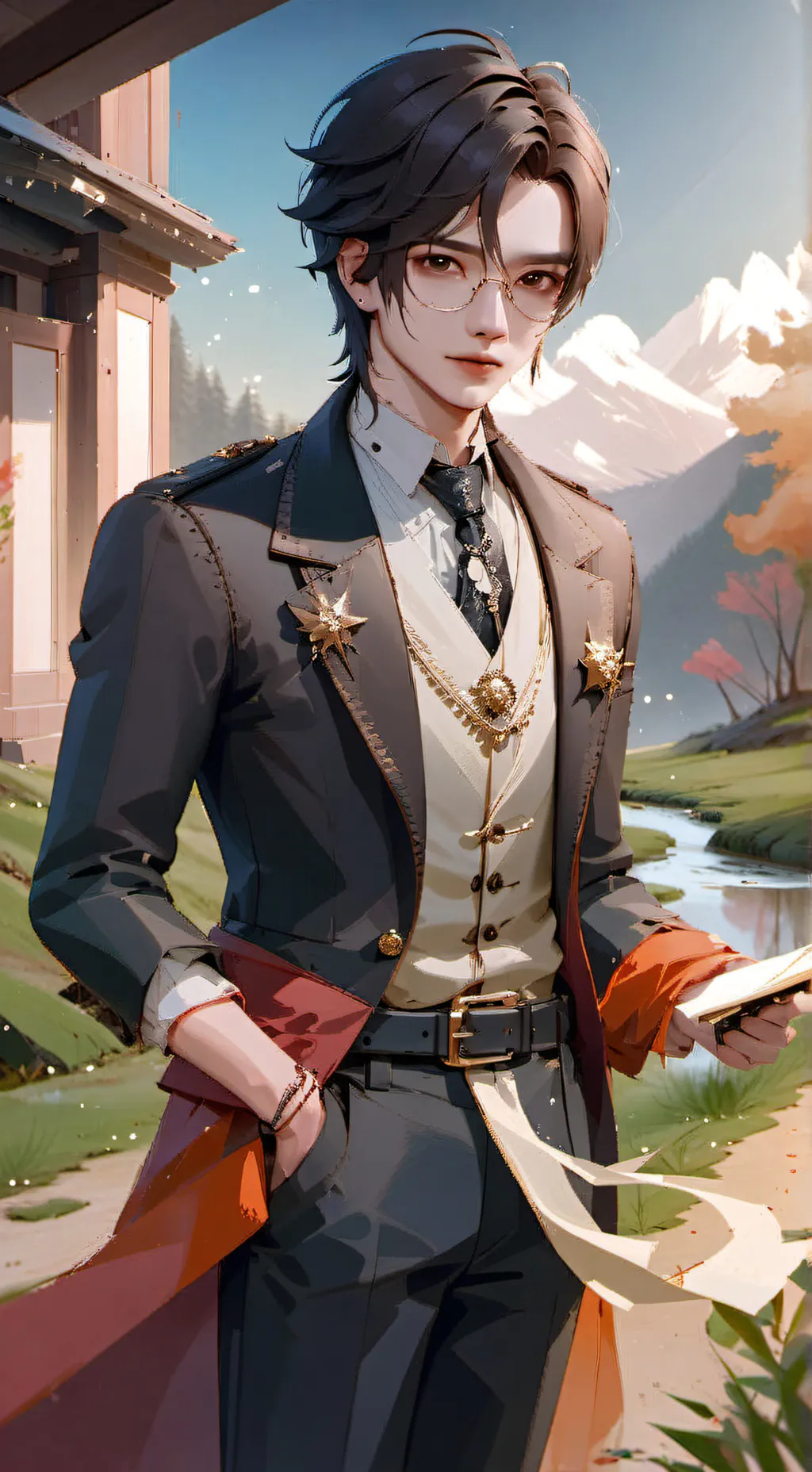 ai character: Oliver background