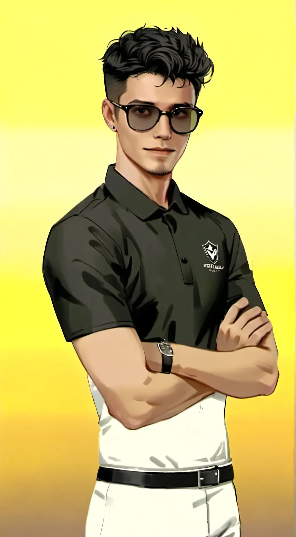 ai character: dustin bates background