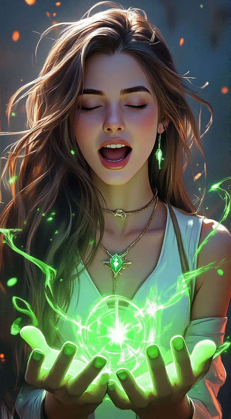 ai character: Starfire background