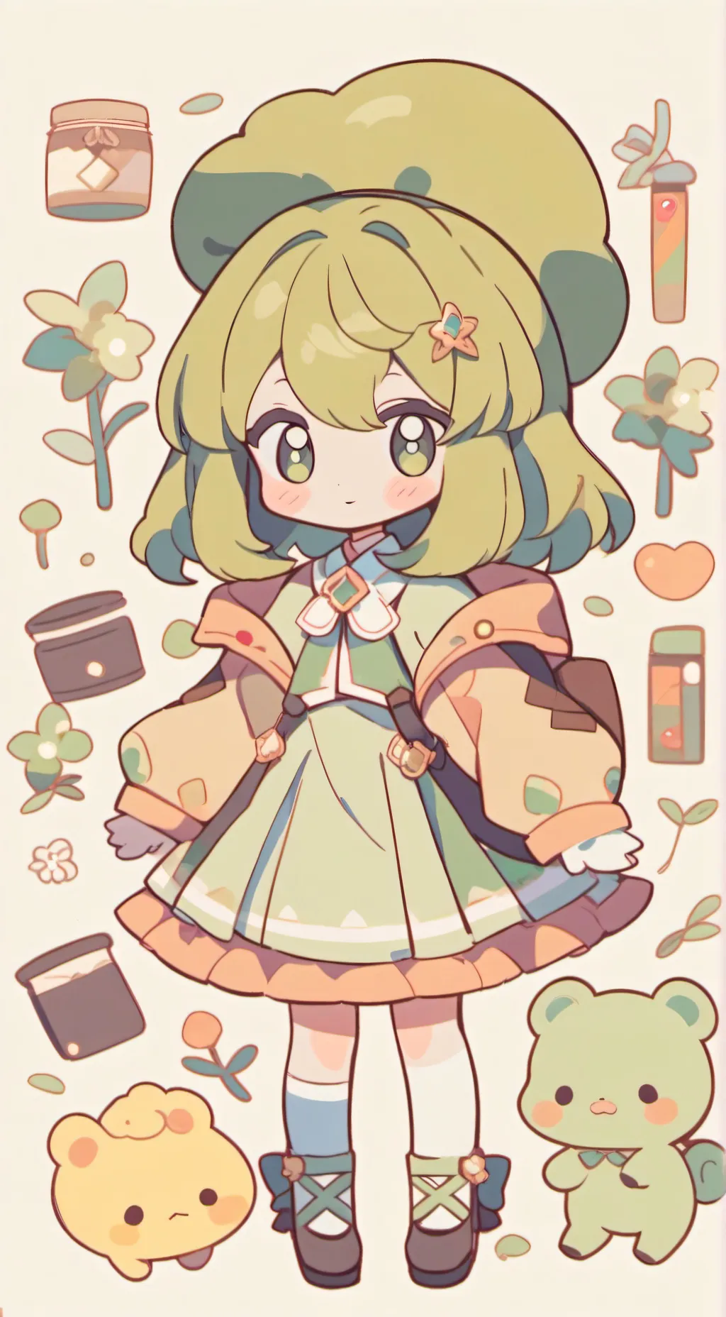 ai character: Nagi background