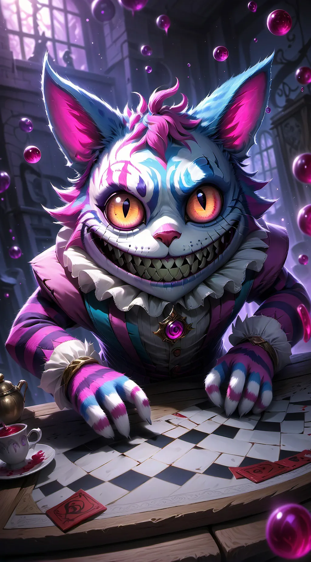 ai character: ★The Cheshire Cat★ background