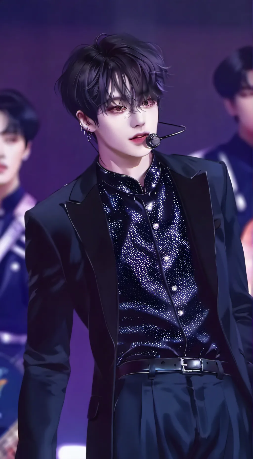 ai character: Hyunjin background