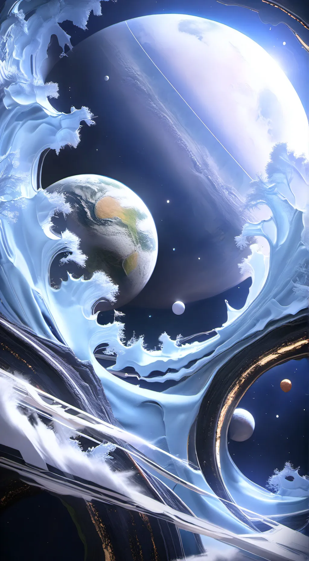 ai character: Md  background