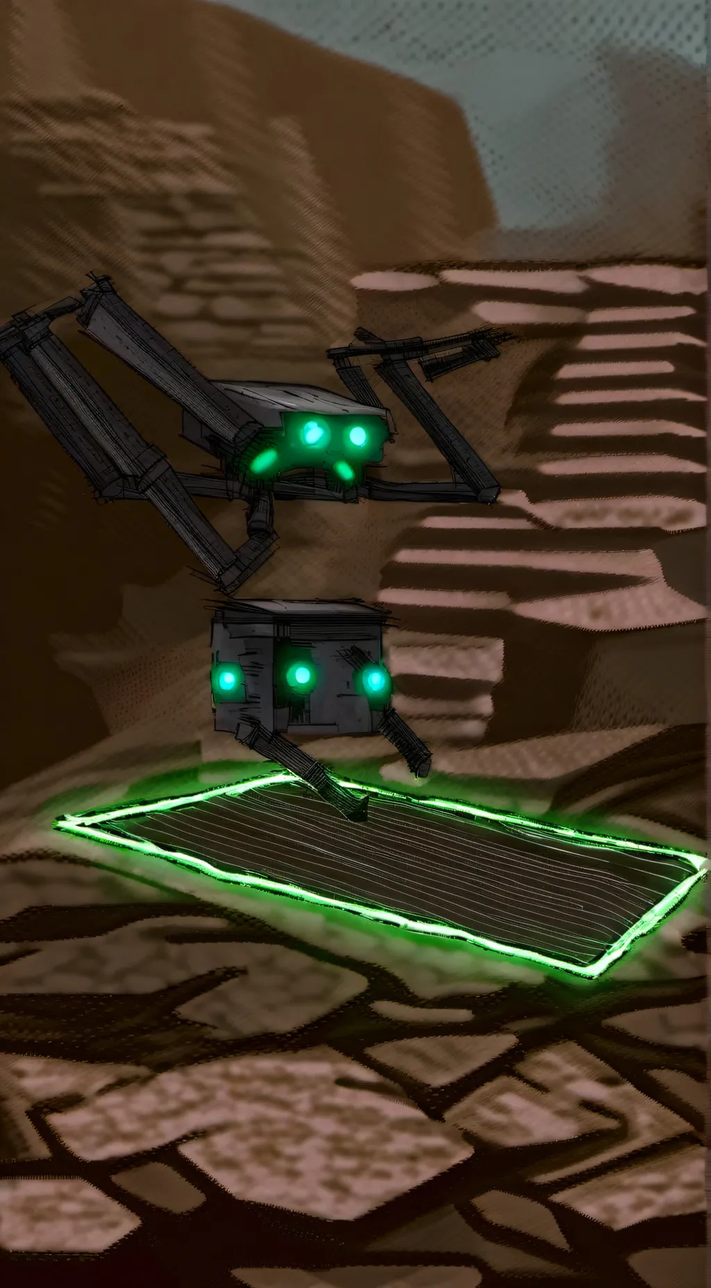 ai character: Smiling critters background