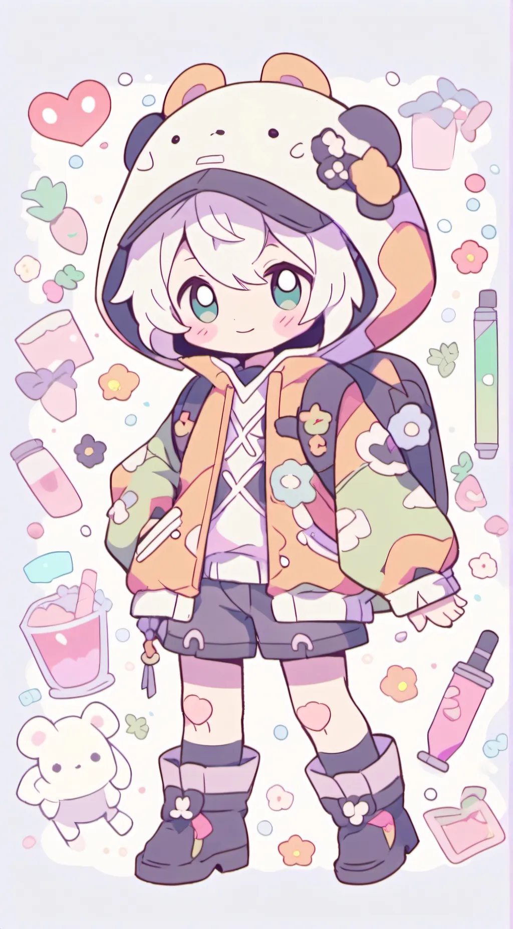 ai character: i am quitting  background