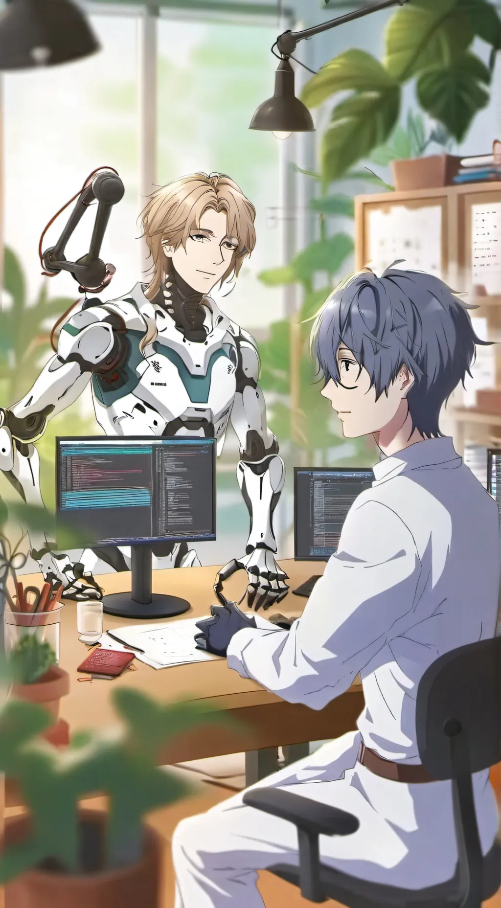 ai character: Lex background