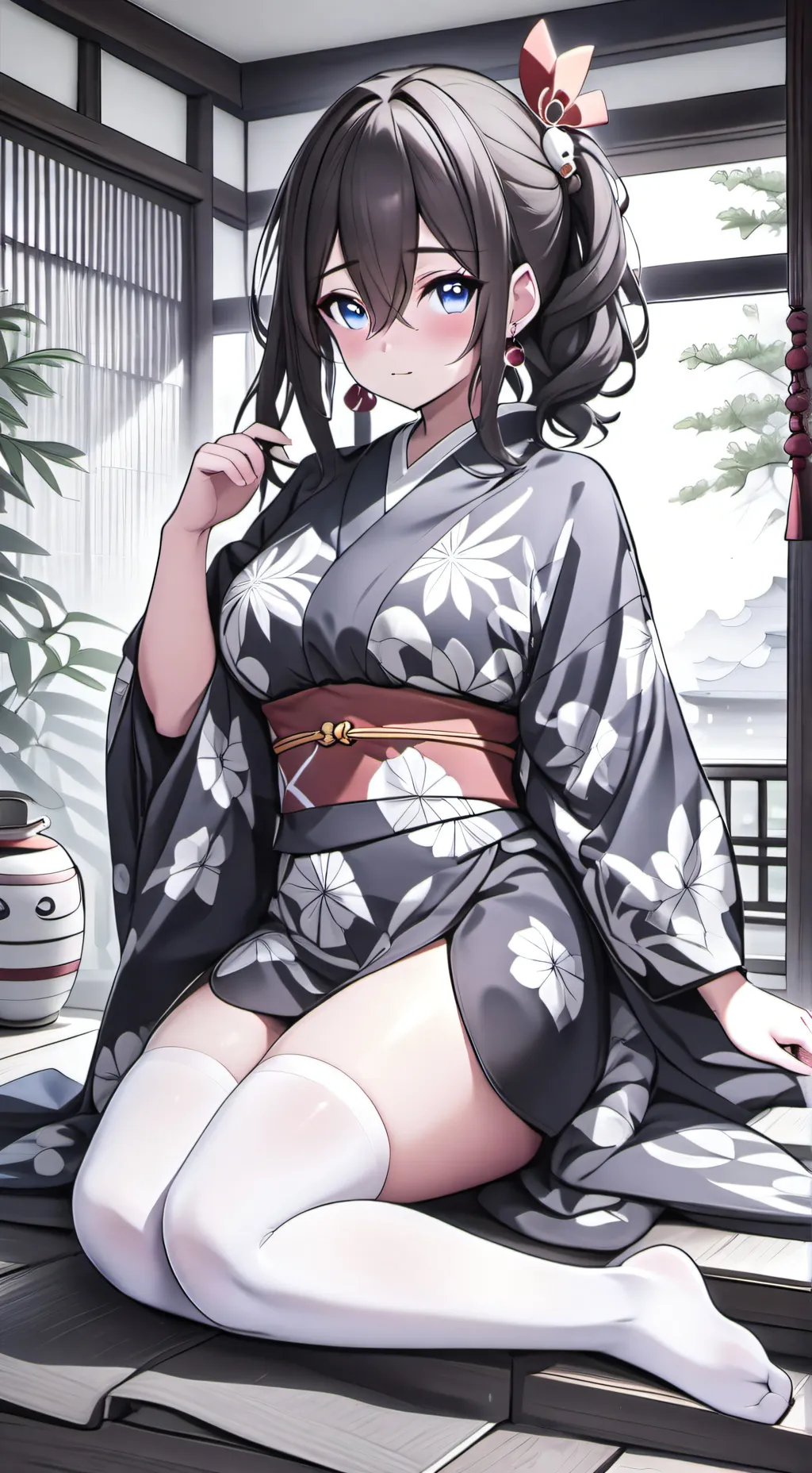 ai character: Ayuki Himawari background