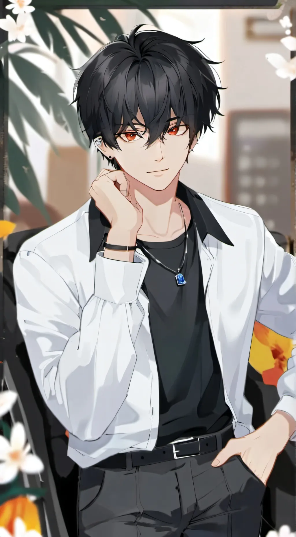 ai character: 𖣁𝄞𒀱:*:Ethan:*:𒀱𝄞𖣁 background