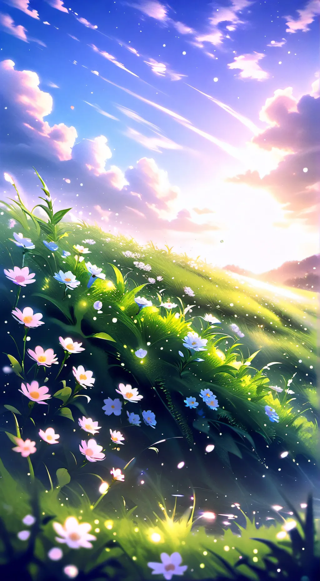 ai character: TOUCH IT background