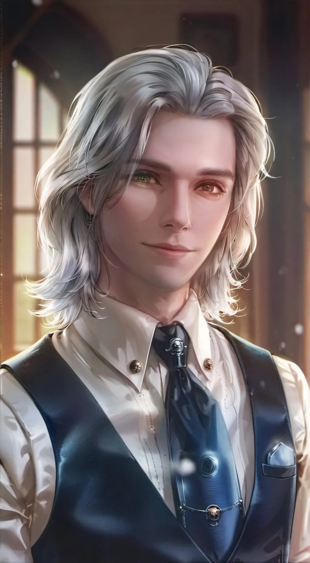 ai character: Crimson background