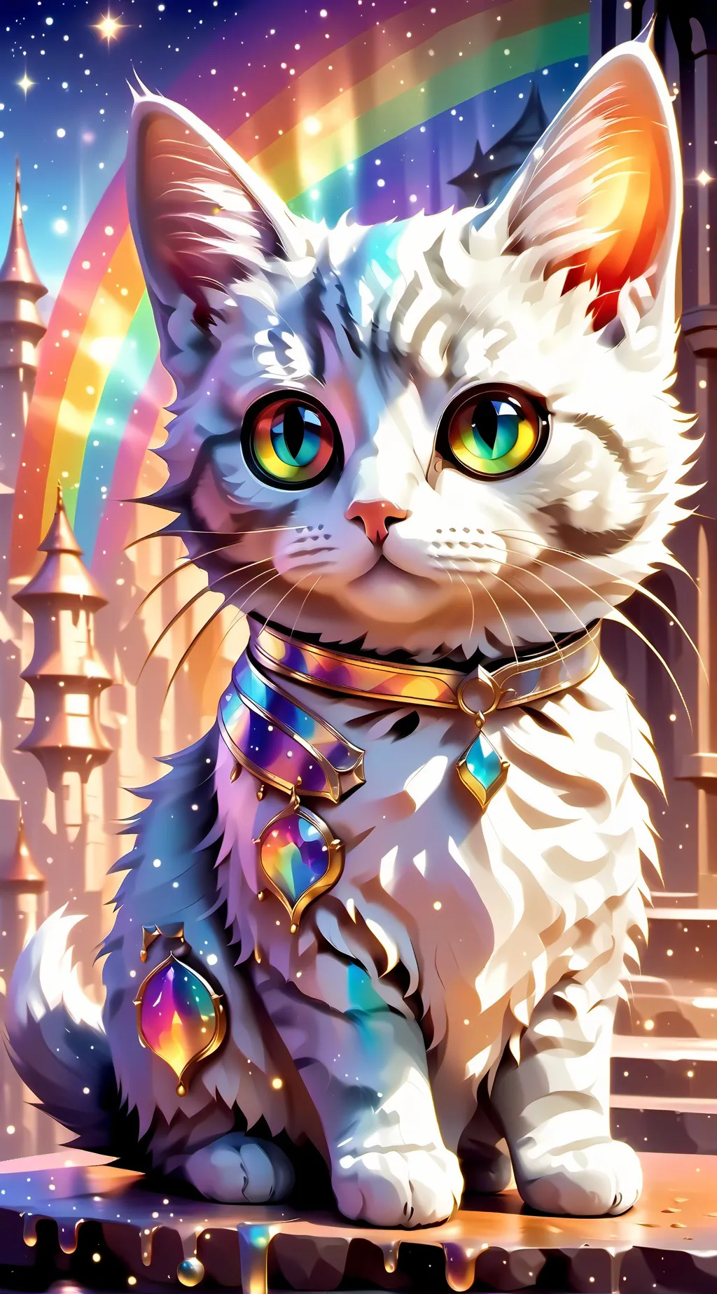 Talkie AI - Chat with Rainbow Father Cat