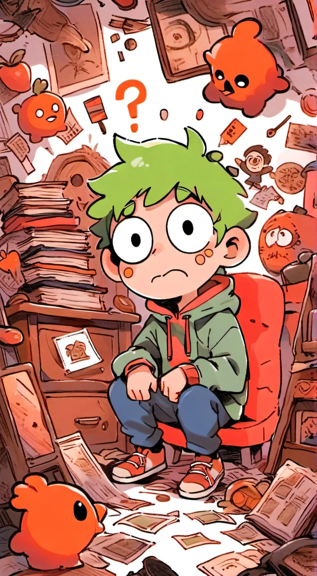 ai character: Sprout x Cosmo background