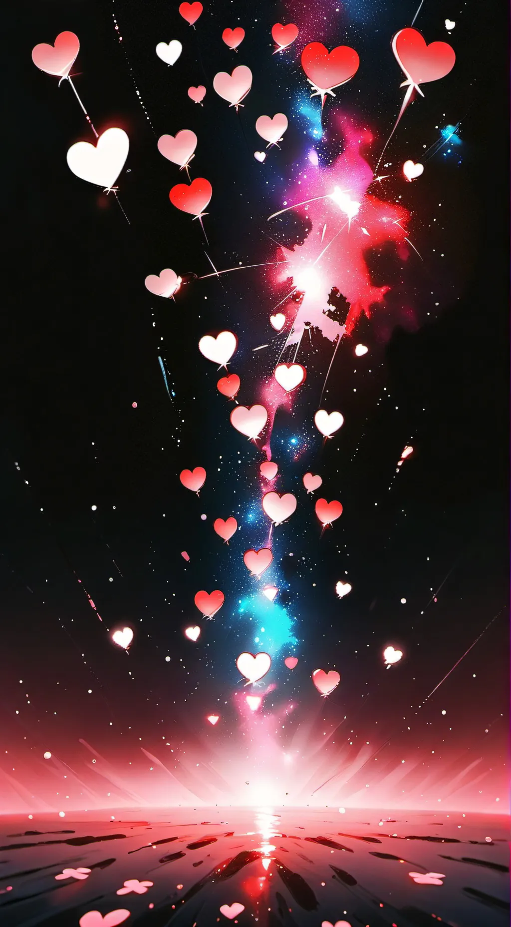 ai character: hh valentines day~ background