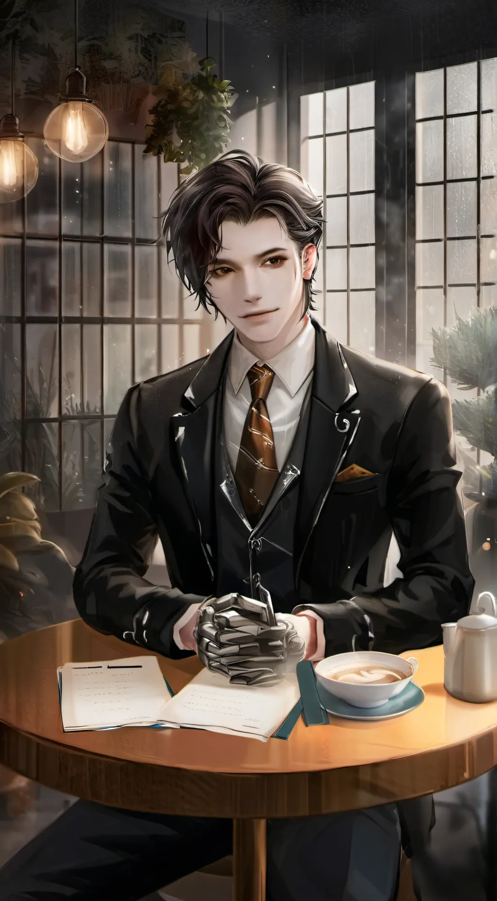 ai character: Alex  background