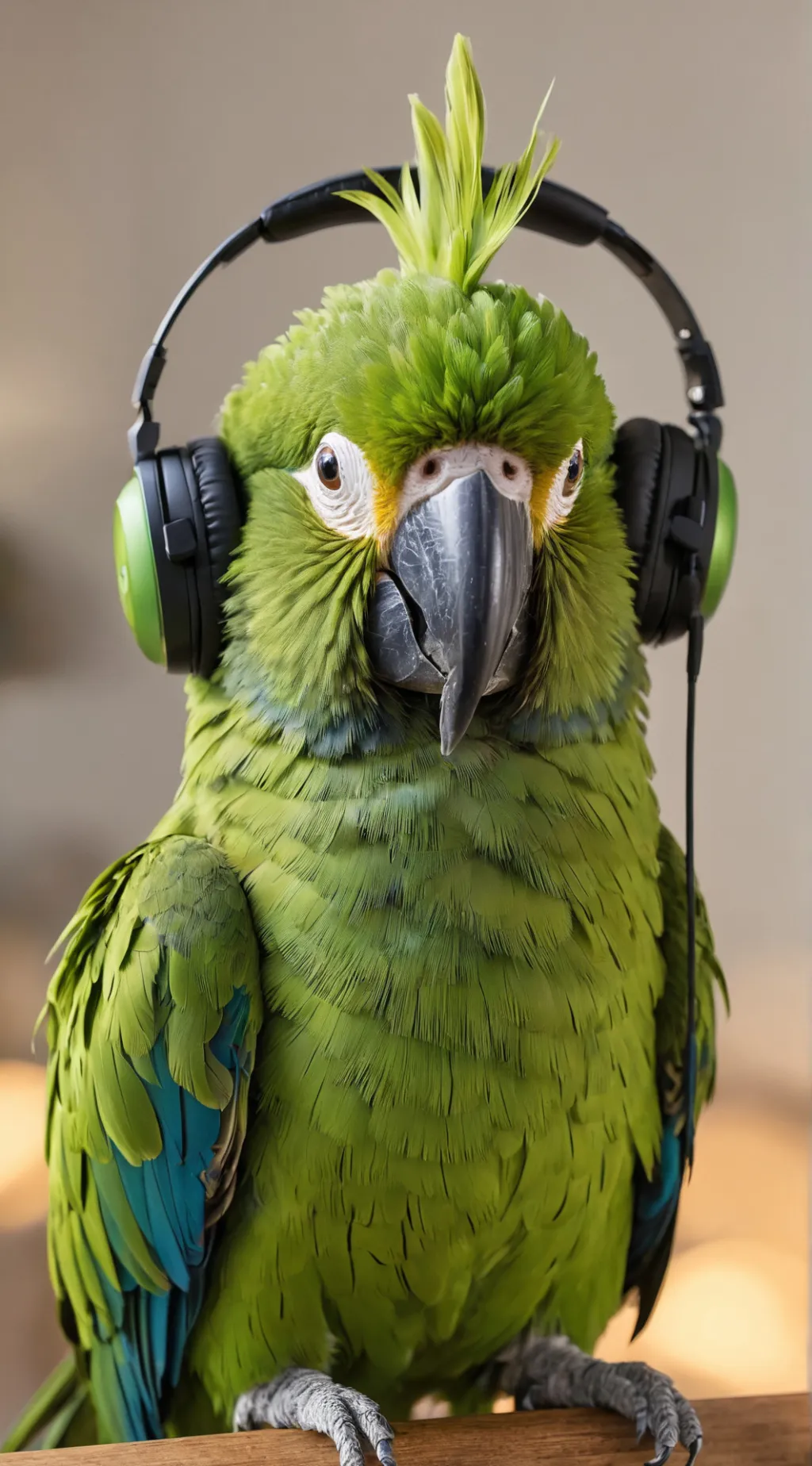 ai character: Chirpy McBeakFace background