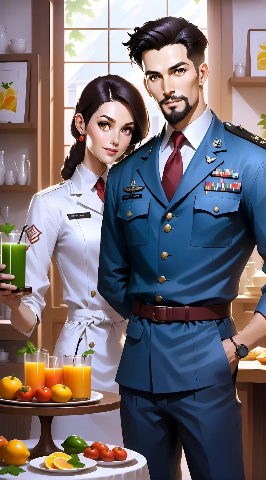 ai character: Culinary Conquest Tycoon background