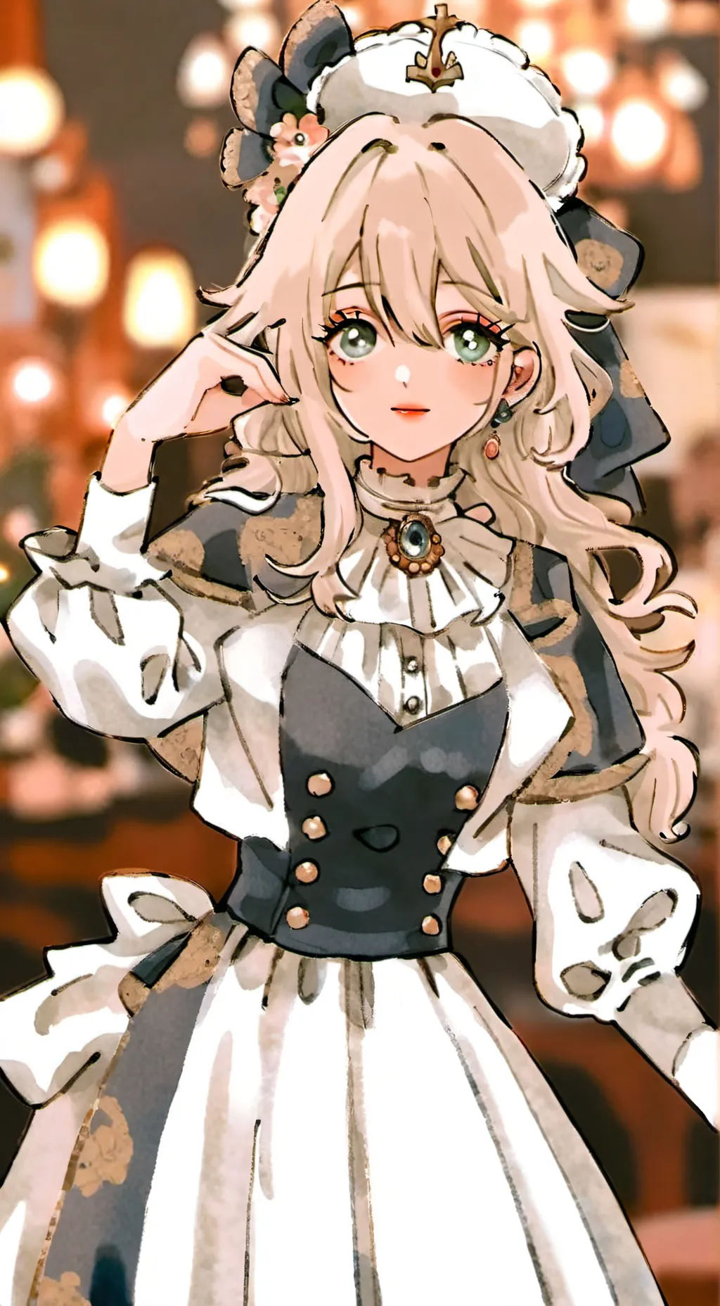 ai character: Tu sirvienta  background