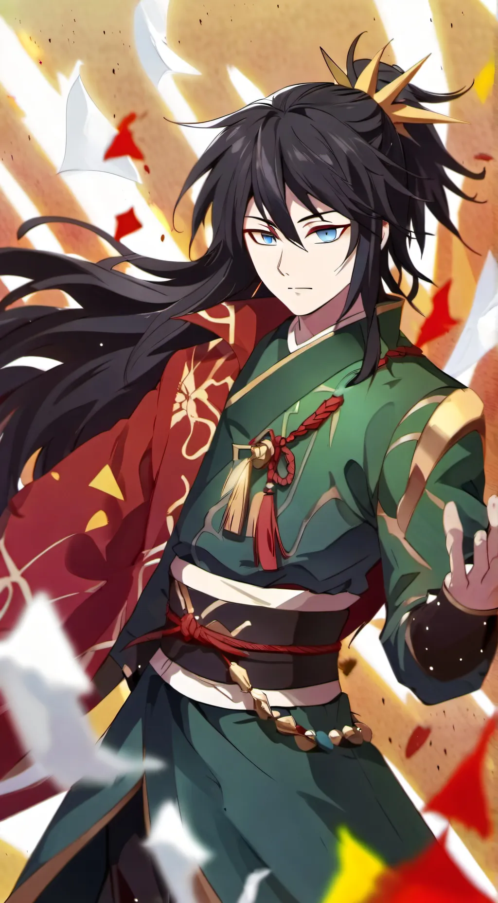 ai character: giyuu x shinobu background