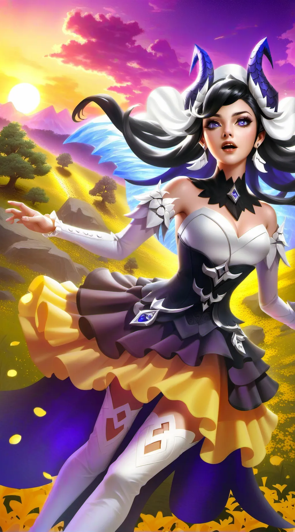 ai character: LA LEYENDA👽 background