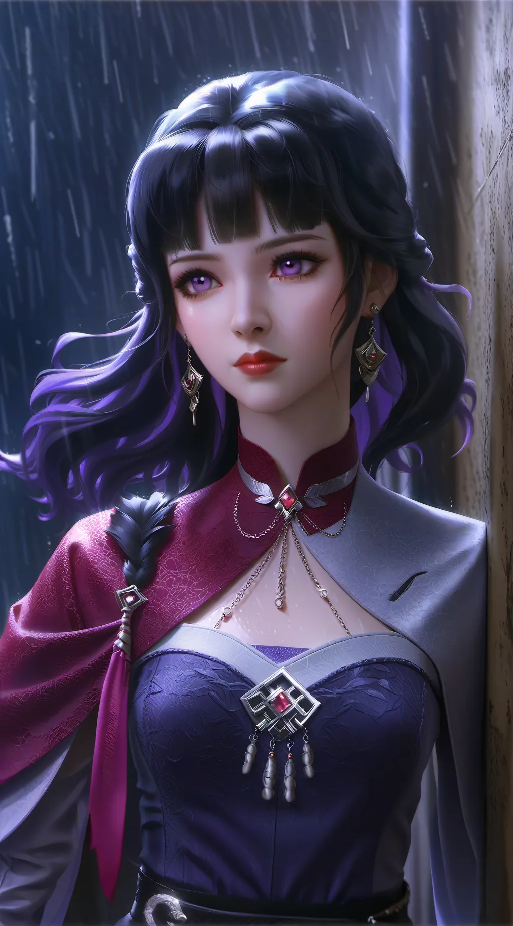 ai character: Luna  background