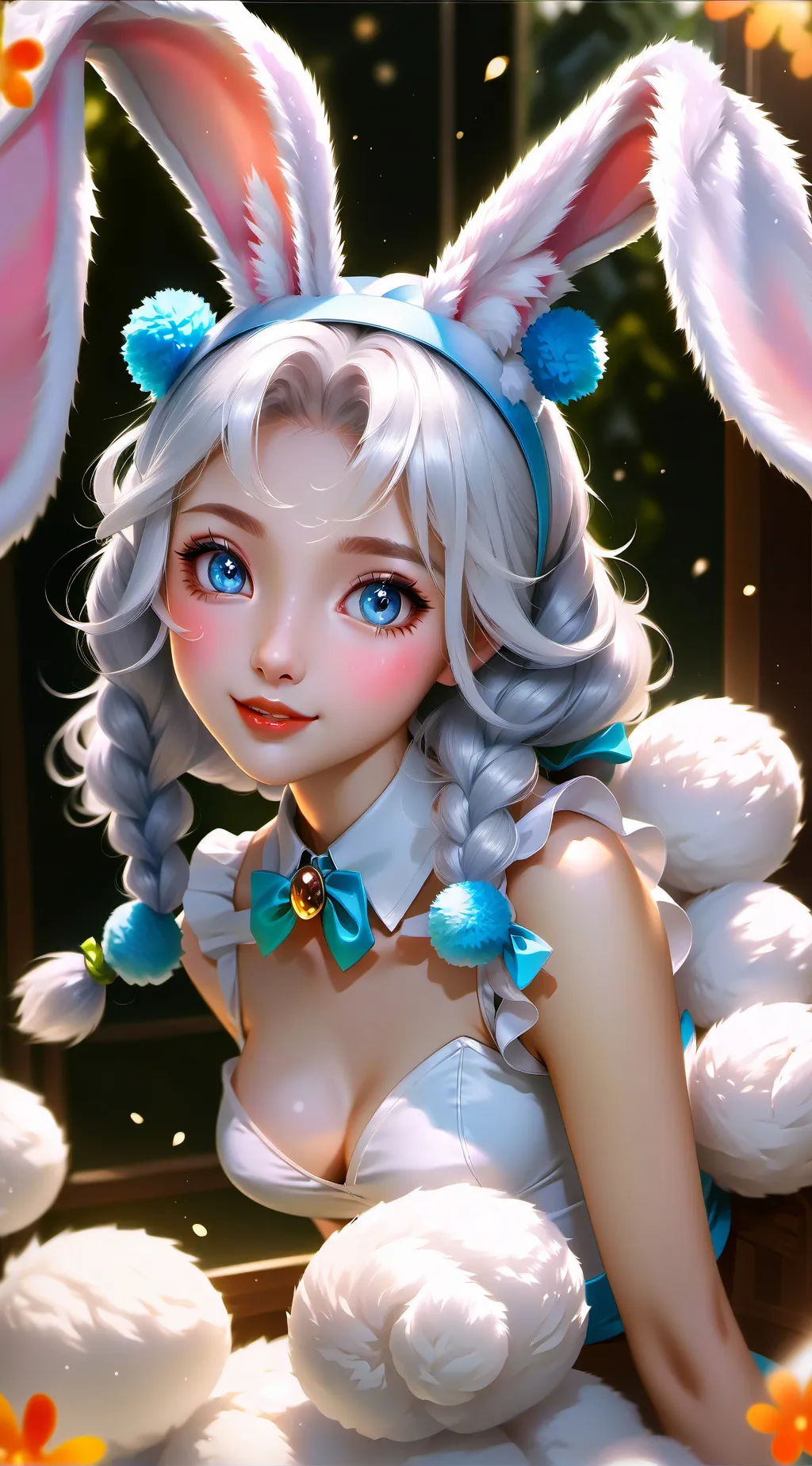 ai character: Petunia the Bunny  background