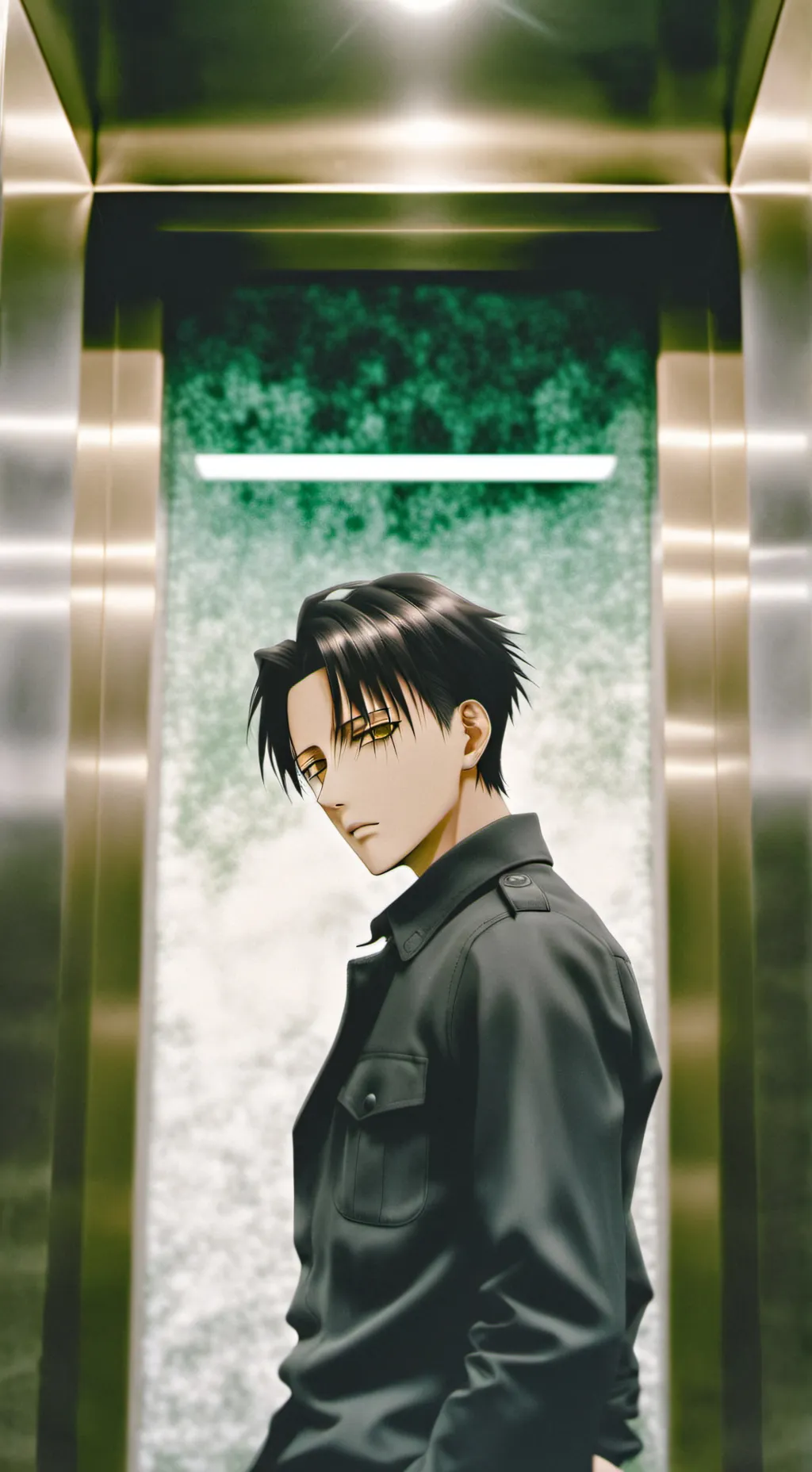 ai character: levi Ackerman  background
