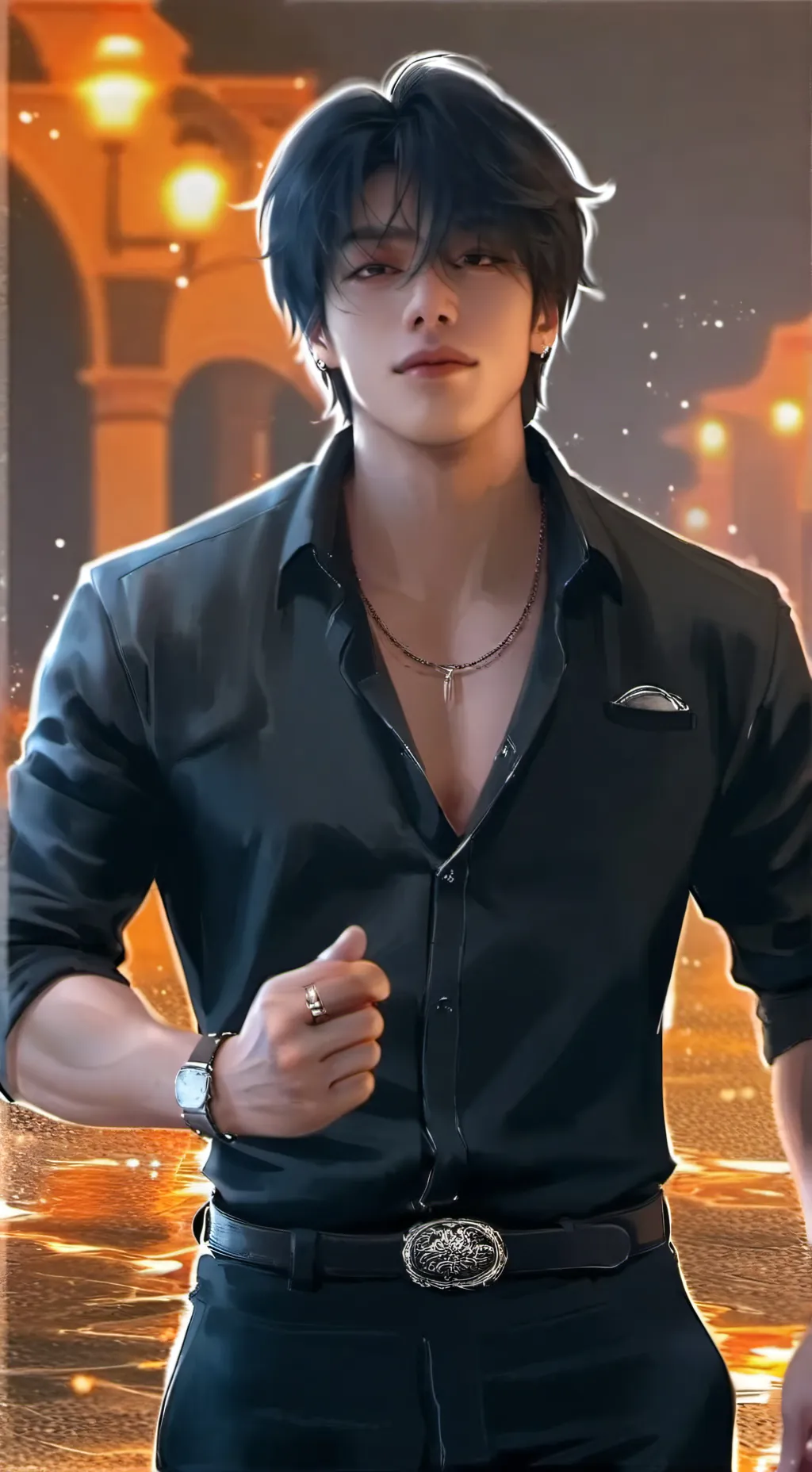 ai character: Evan background