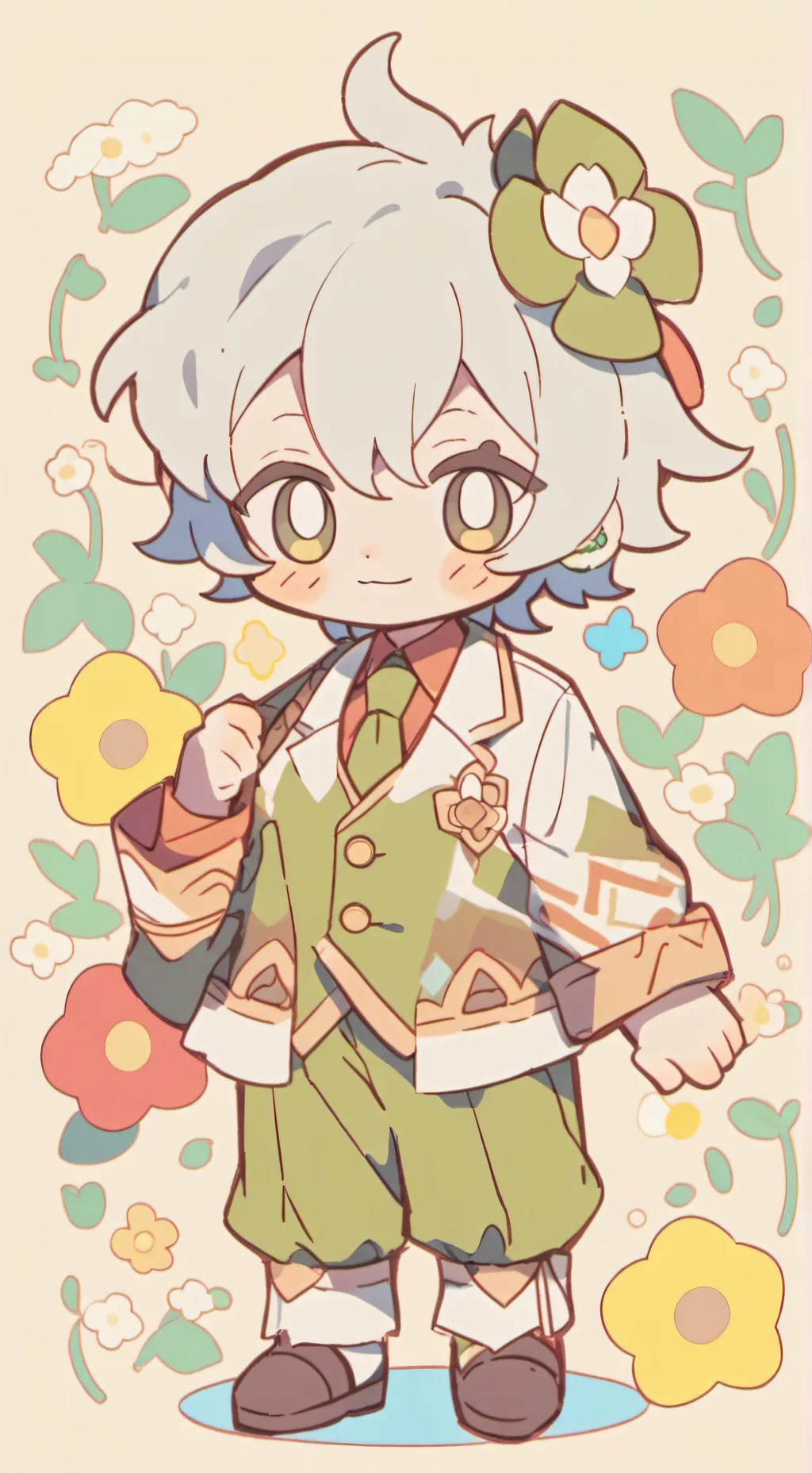 ai character: DW but went wrong background