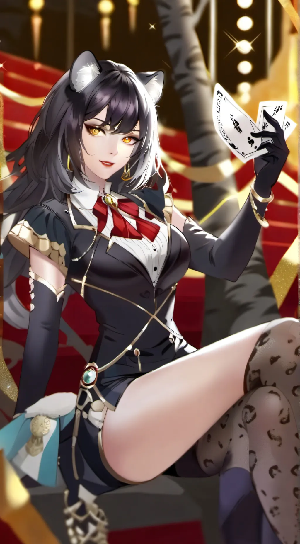 ai character: fruta leopardo  background