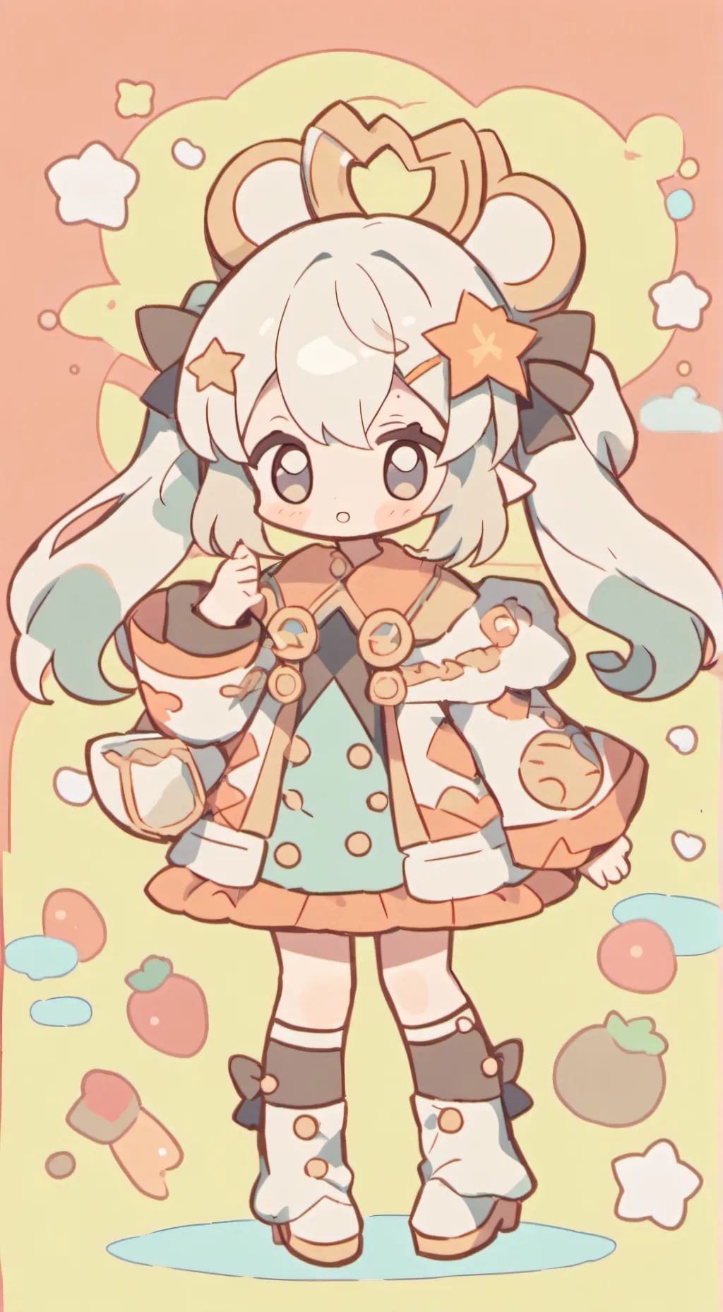 ai character: 🥳🥰Маша🥳 background