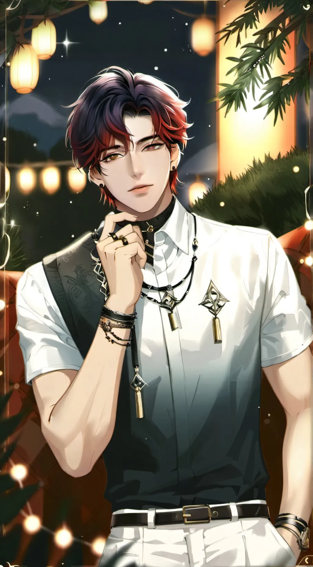 ai character: Lucas  background