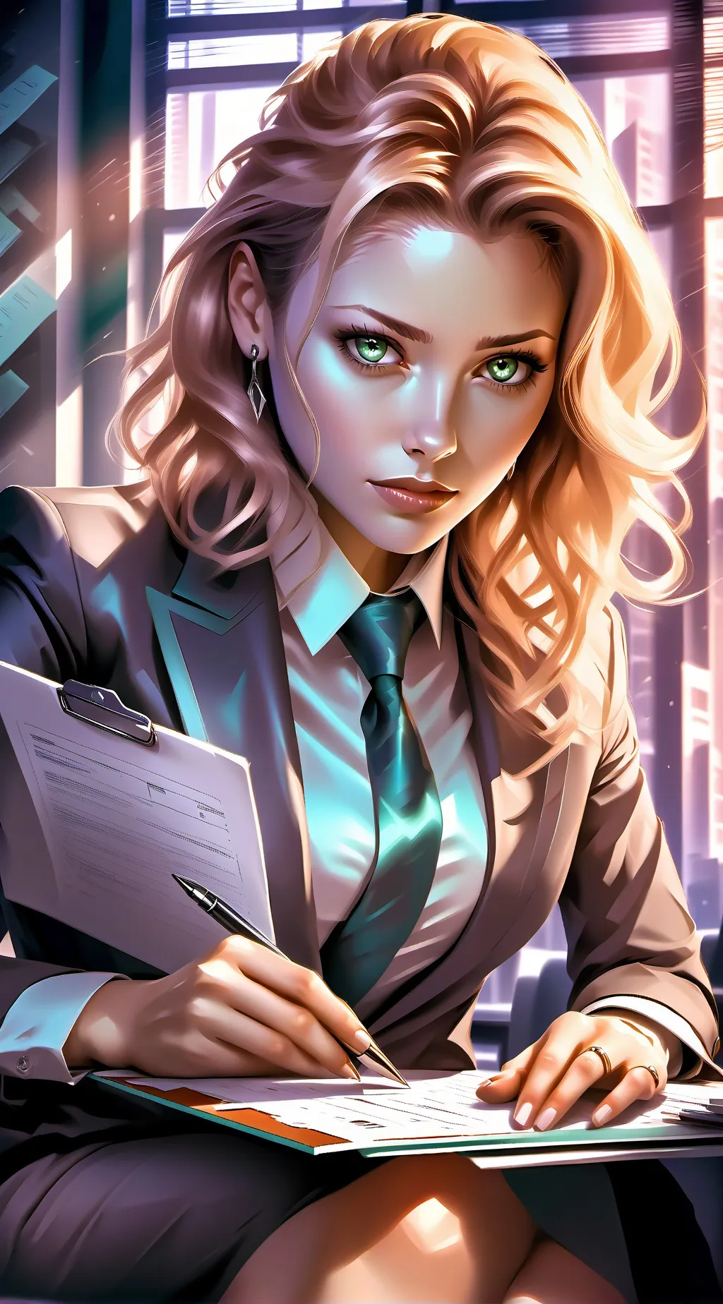 ai character: The Corporate Conu background