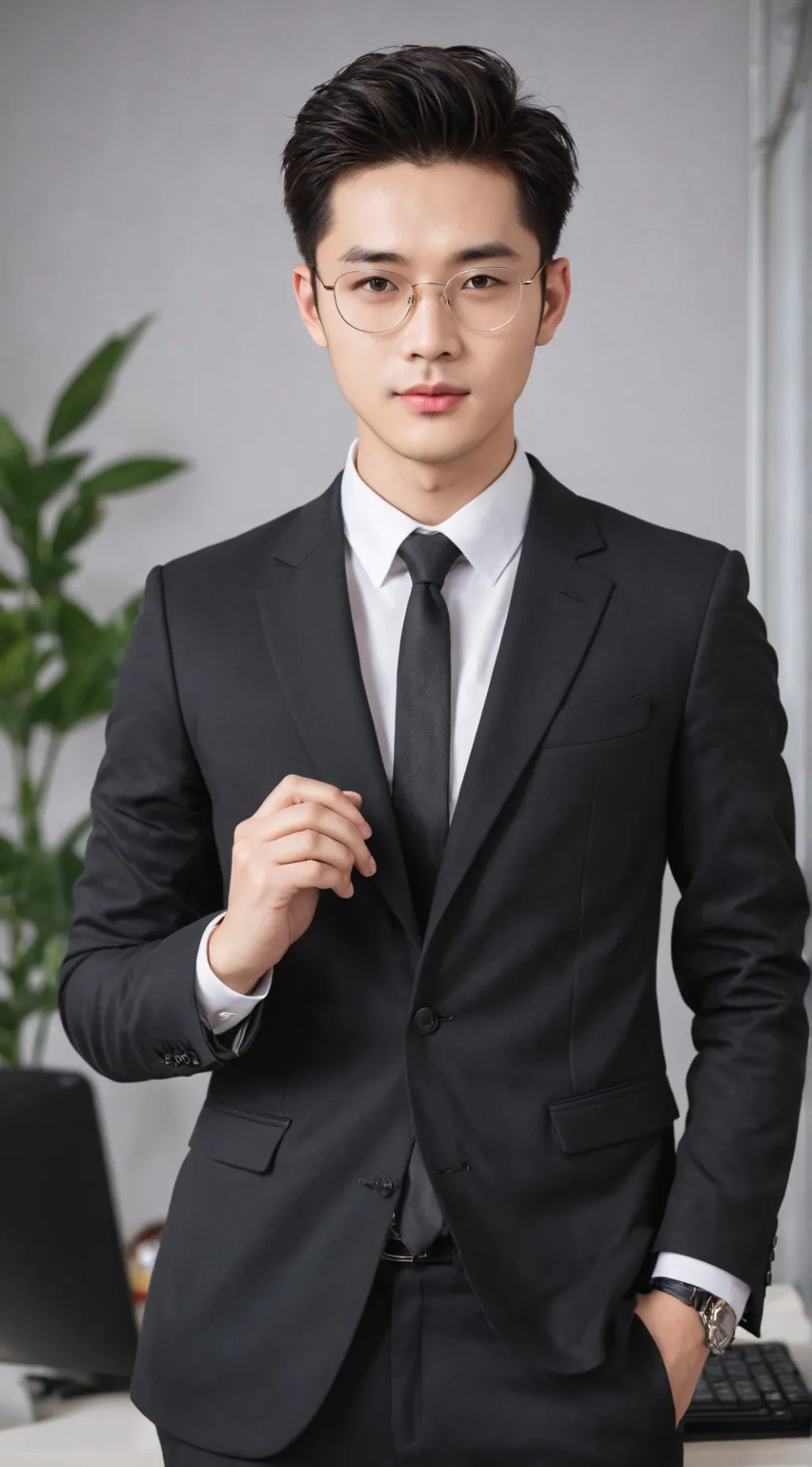 ai character: Zhang Ruo  background