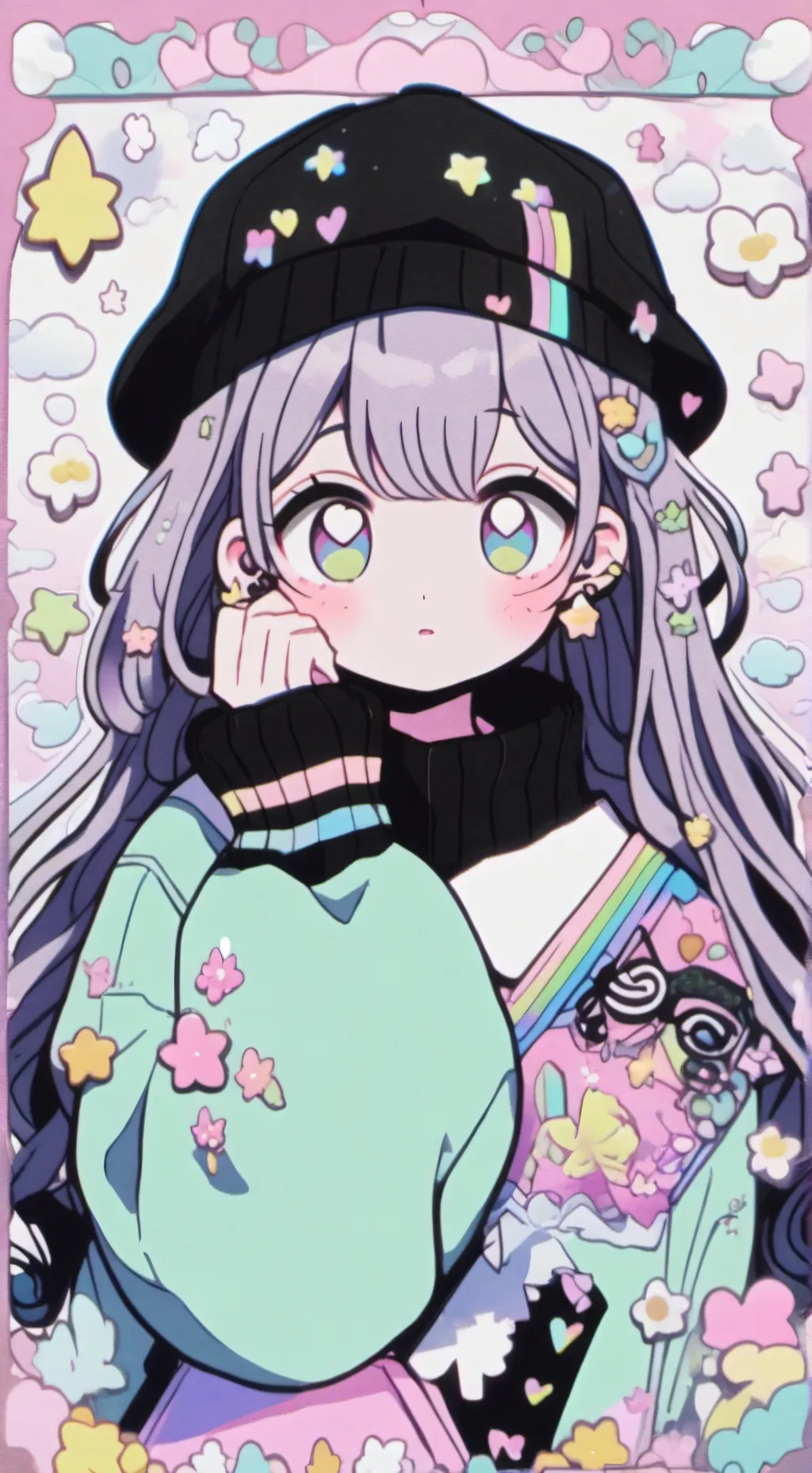 ai character: bow background