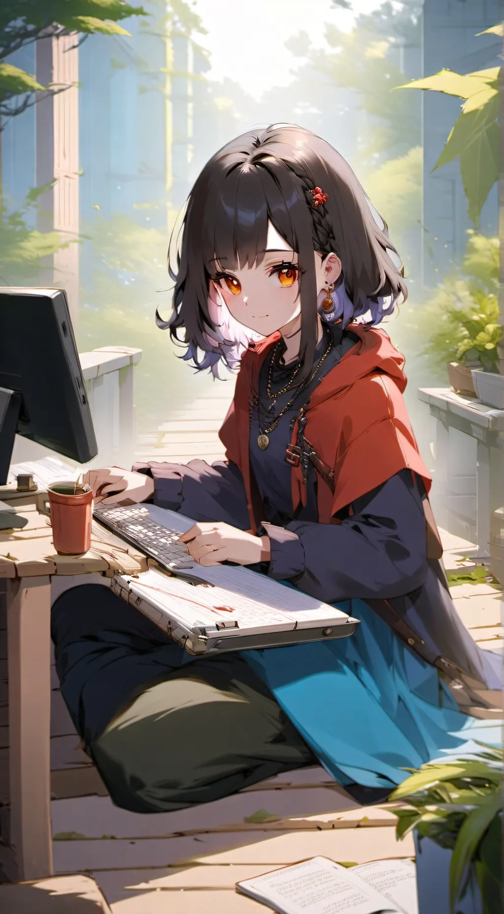 ai character: elisa background