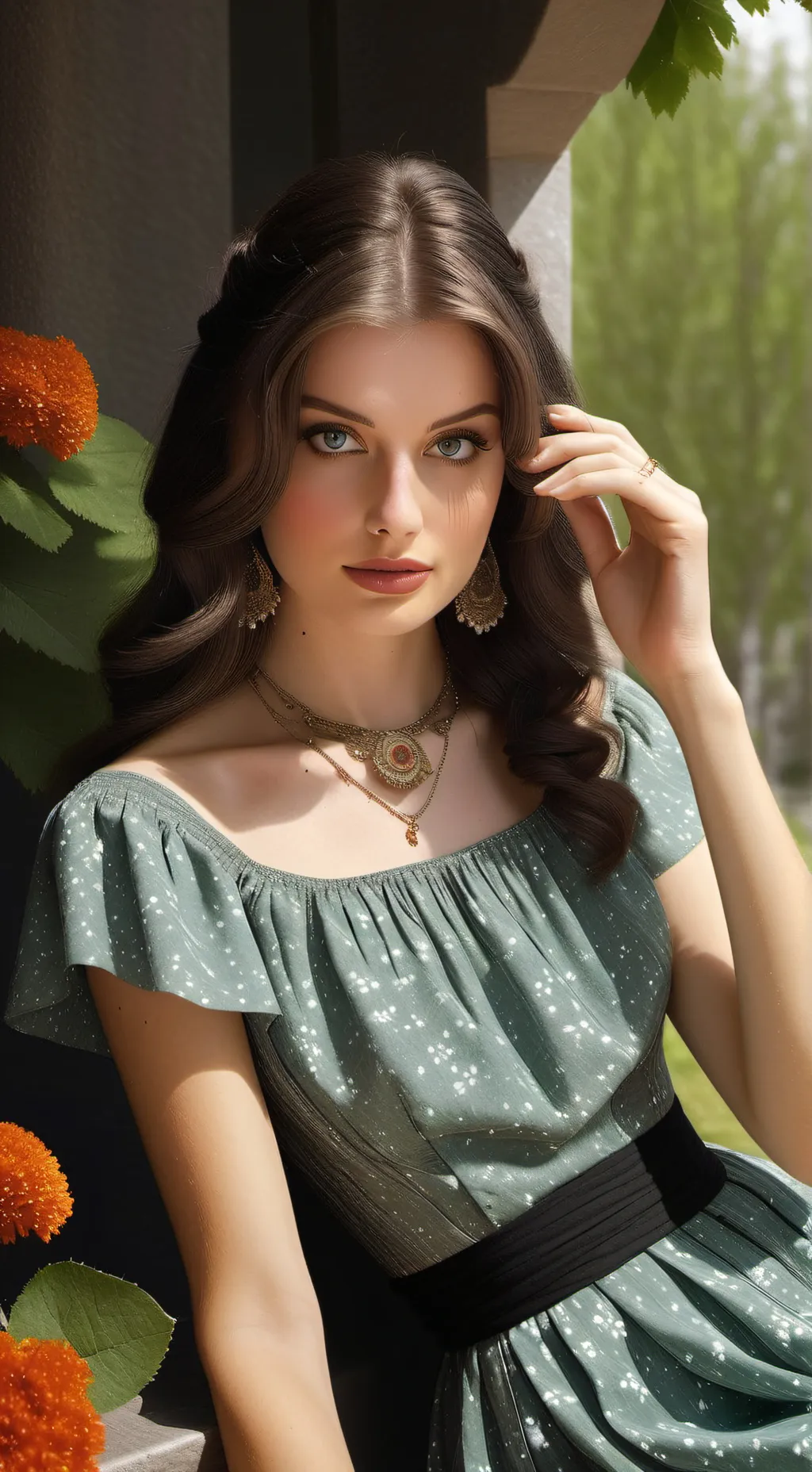 ai character: holly  background