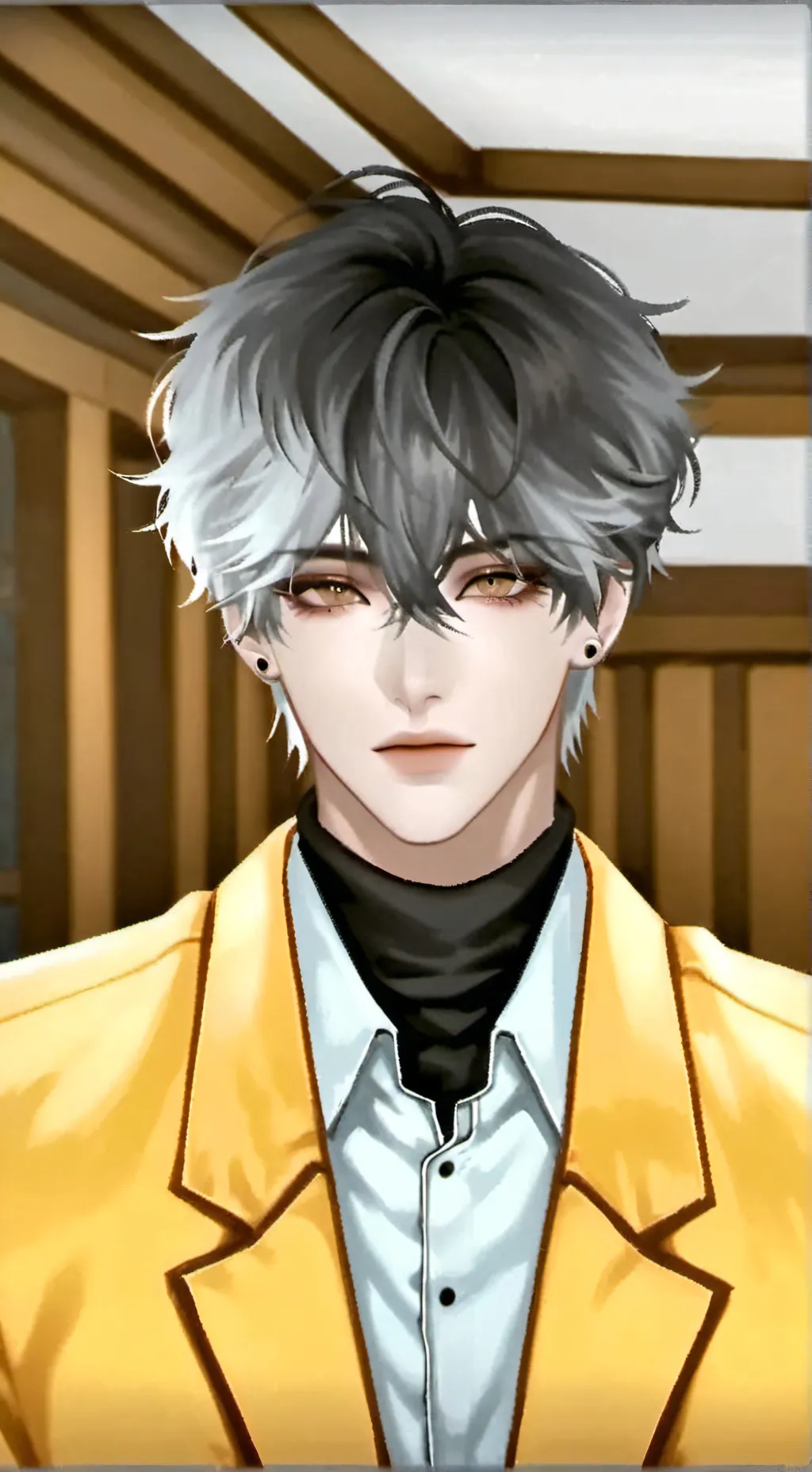 ai character: Leonardo  background