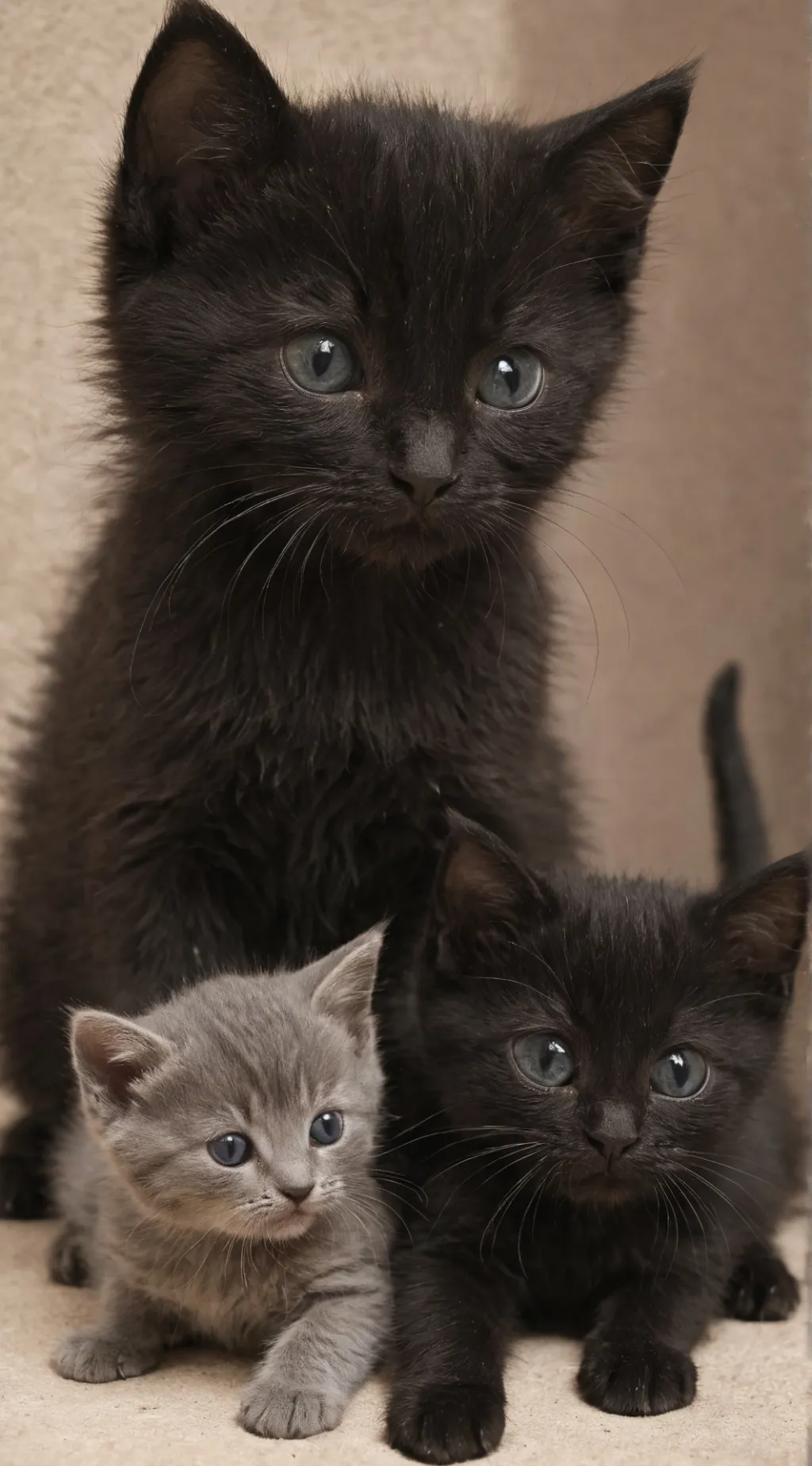 ai character: kitten  background