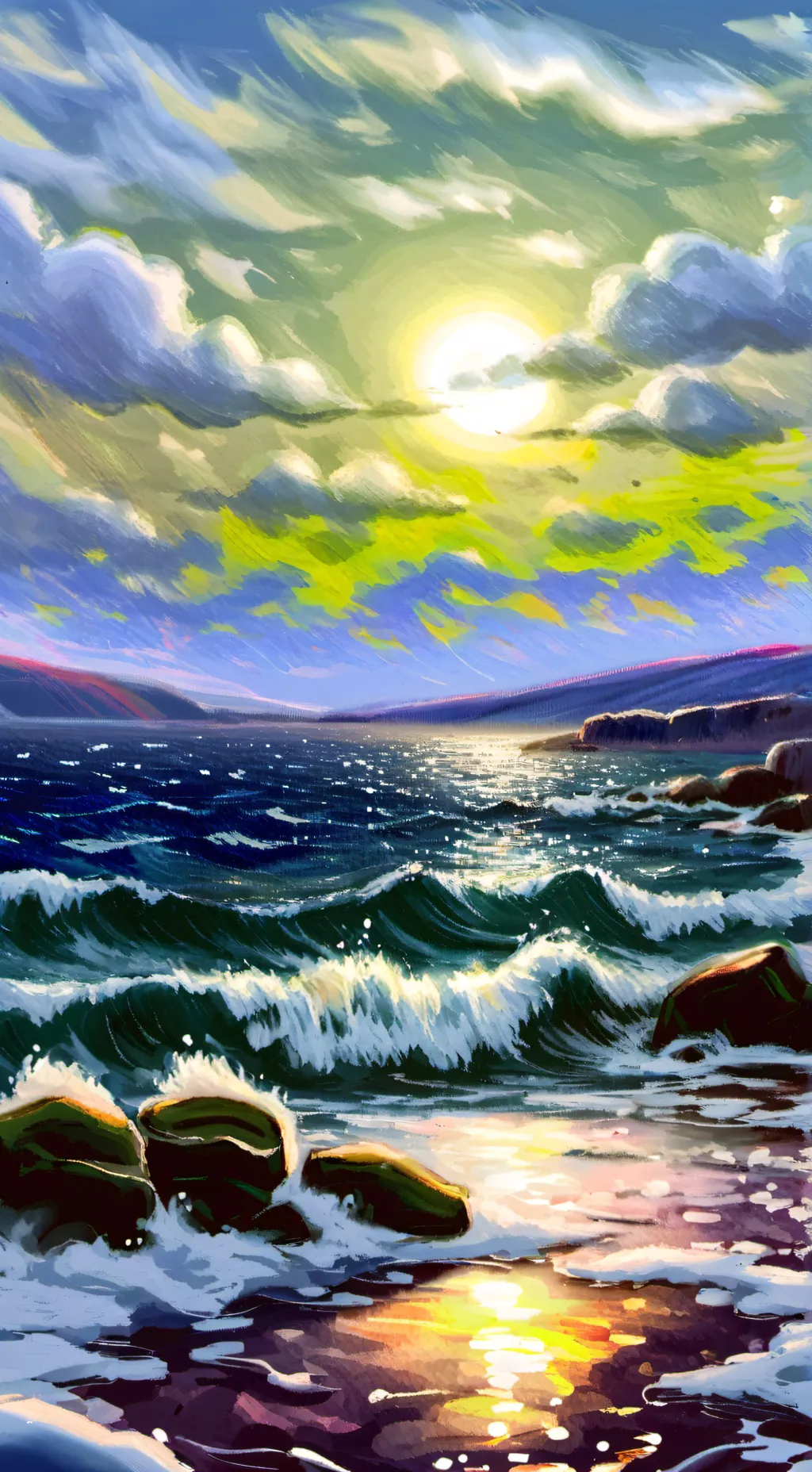 ai character: Draw background