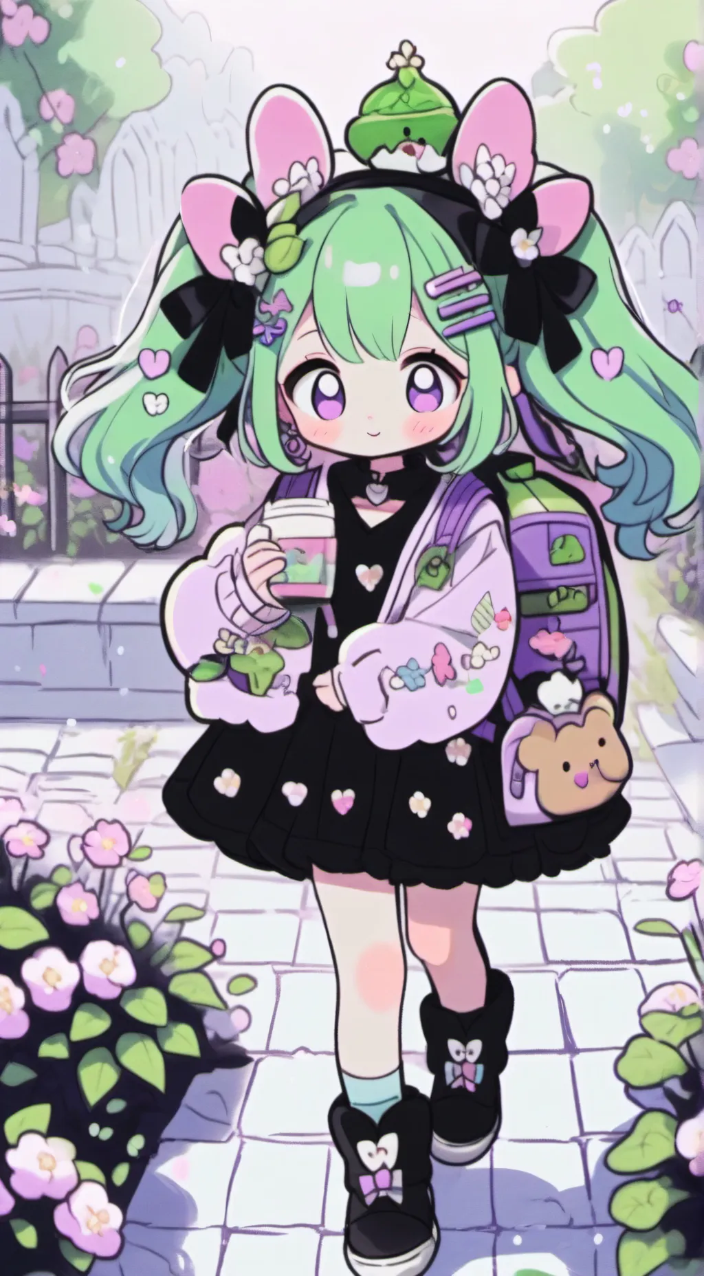 ai character: theme song background