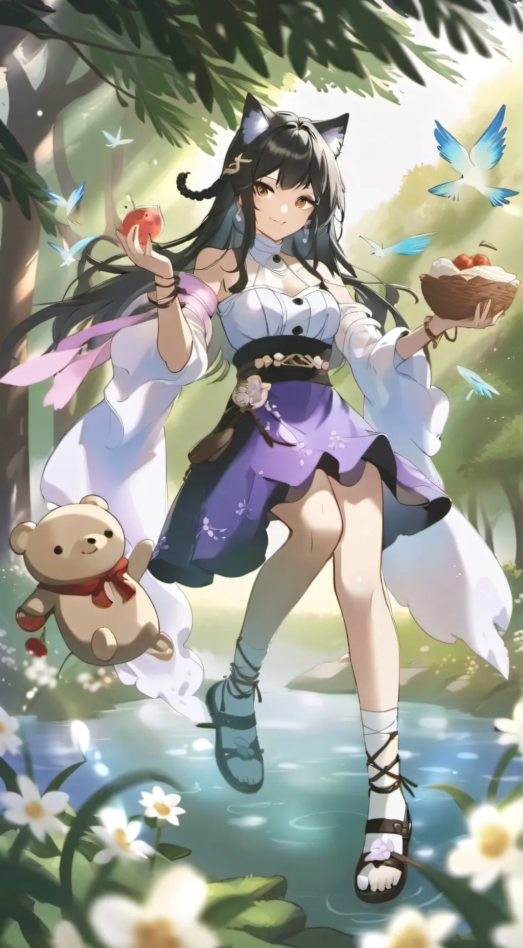 ai character: Aphmau background