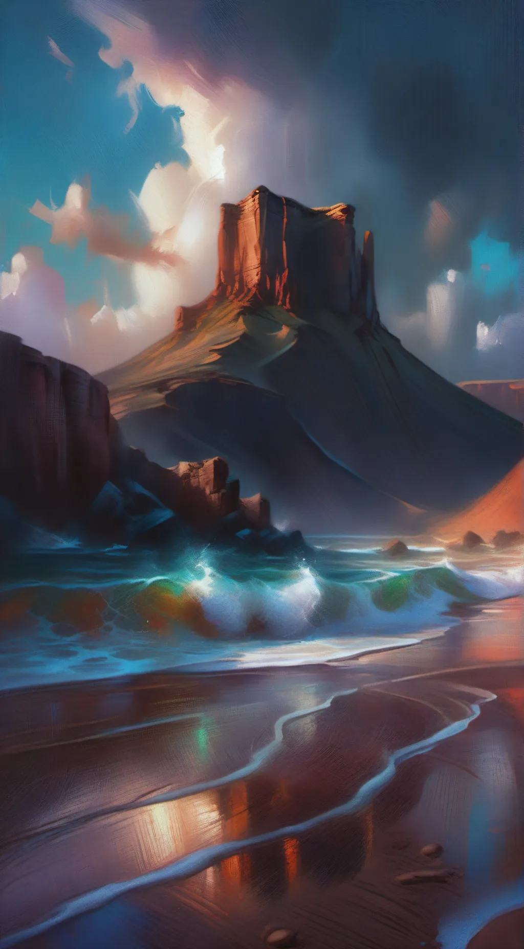 ai character: M's old teem.... background