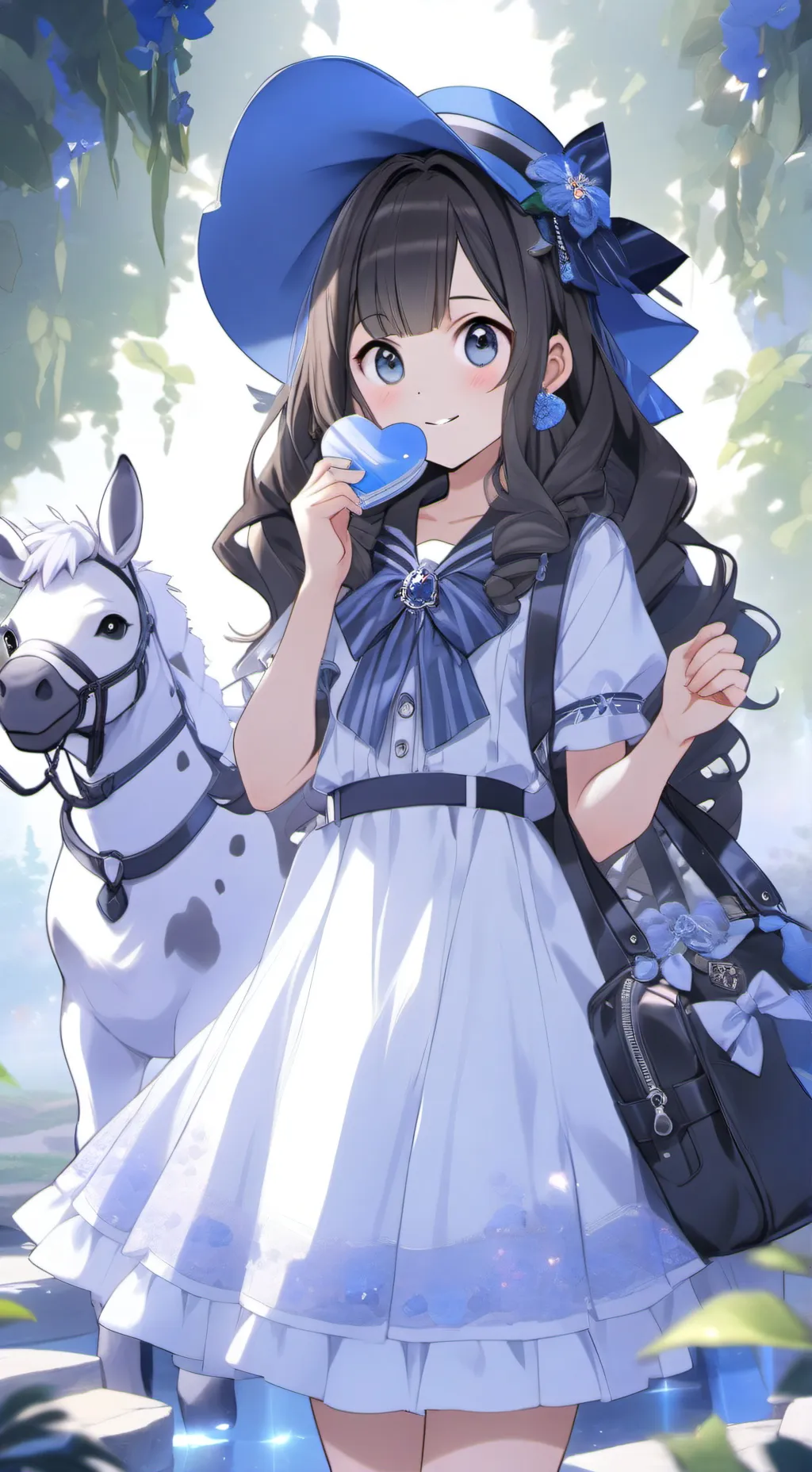 ai character: nuevo colegio background