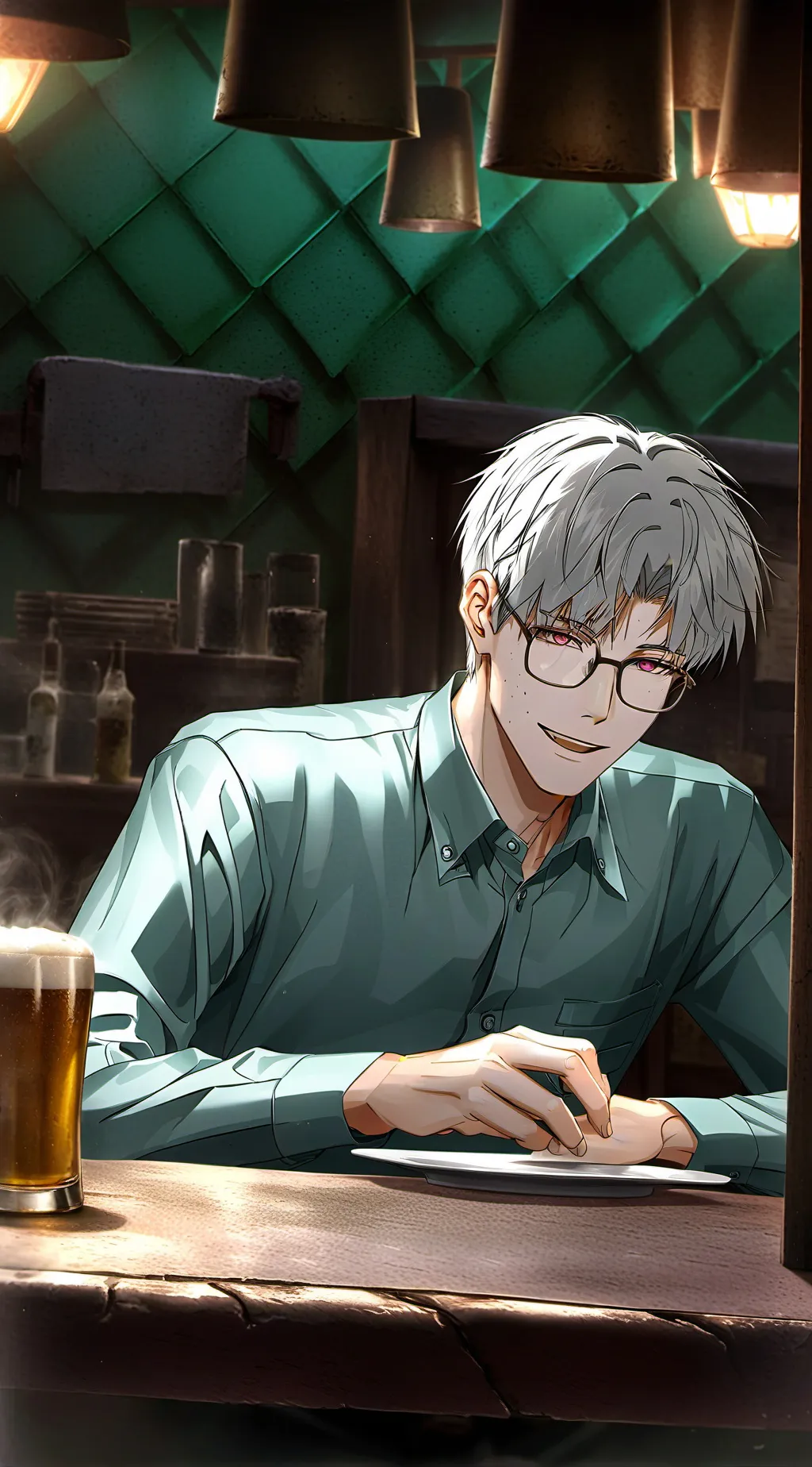 ai character: Jae-min background