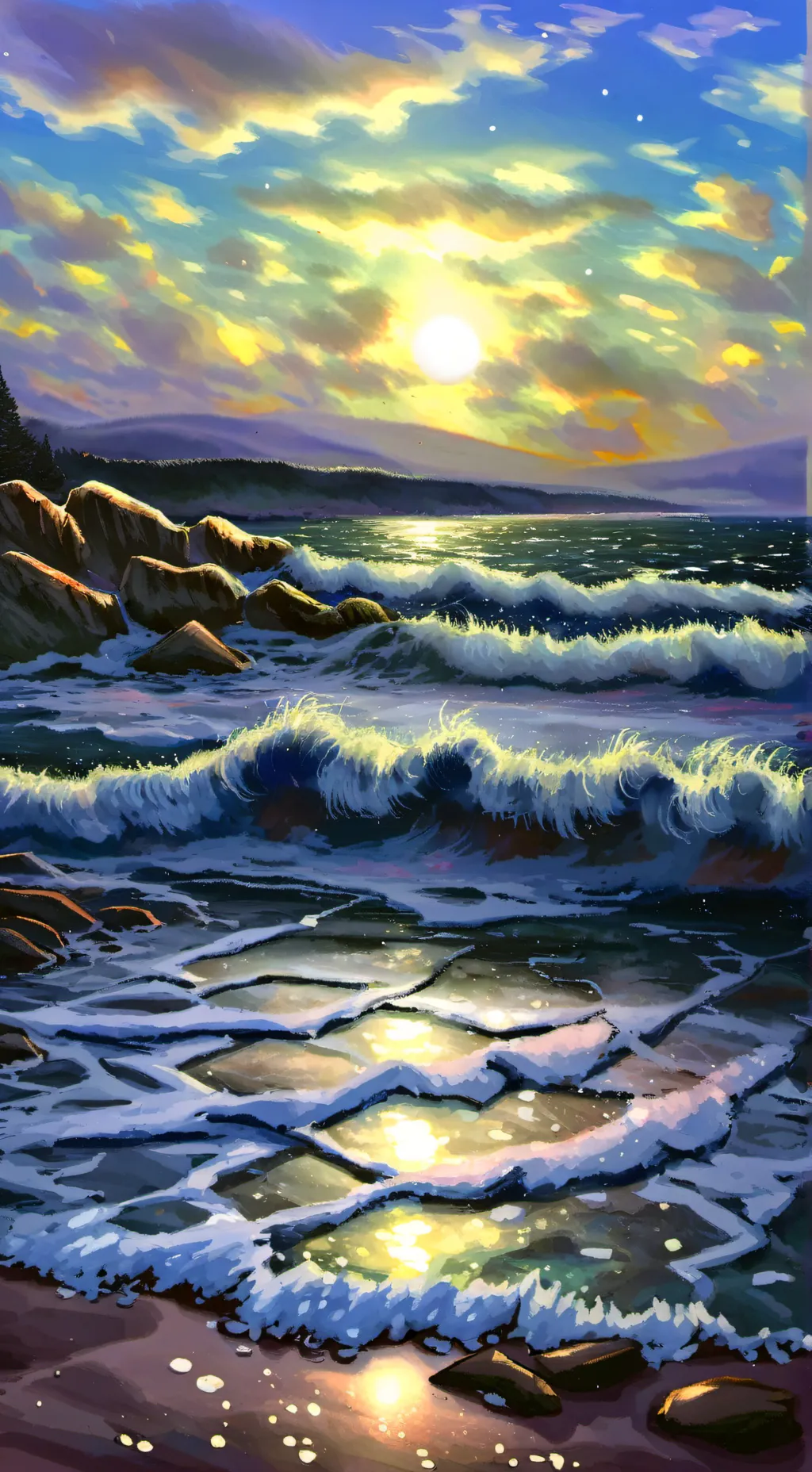 ai character: Dandy run poppy background