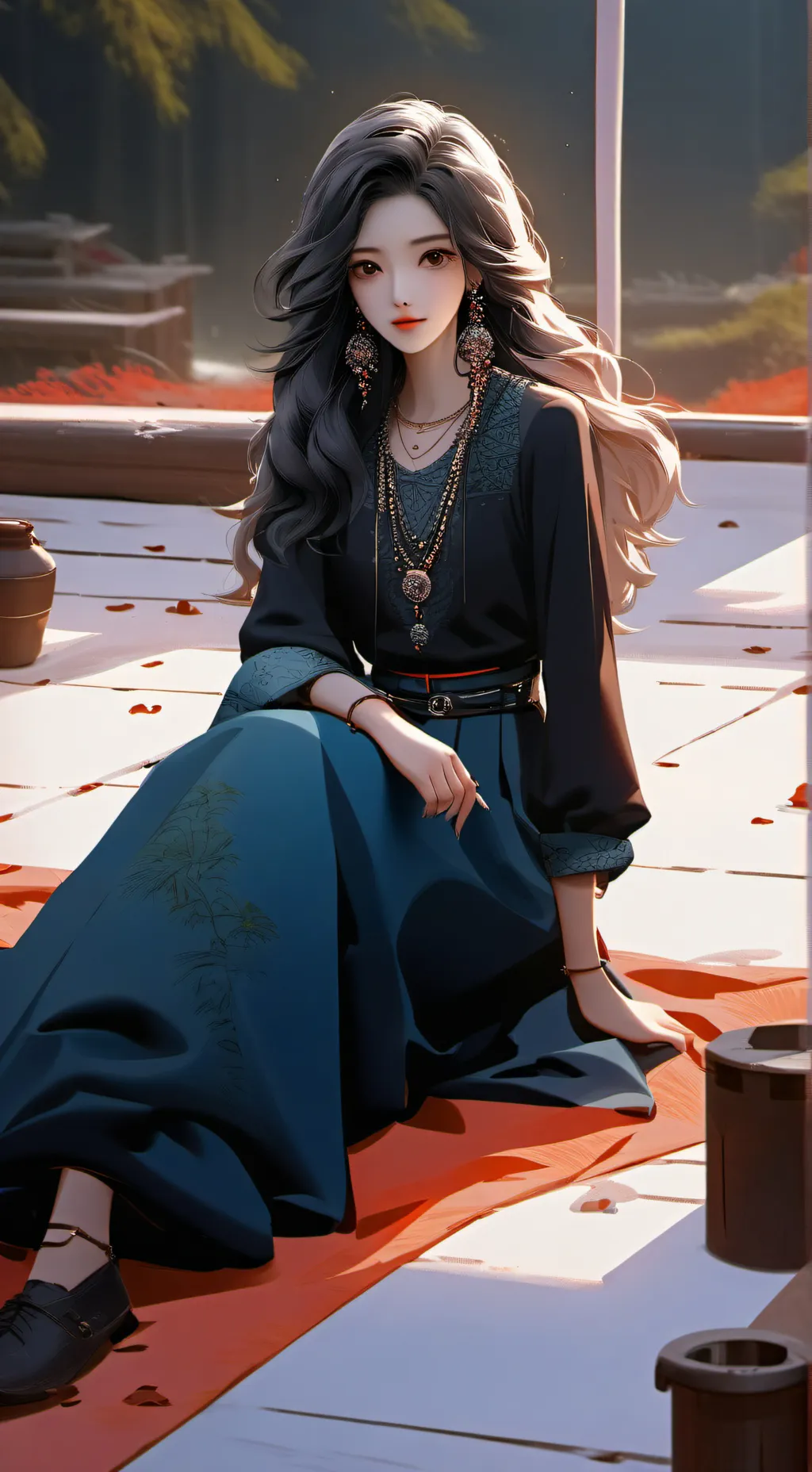 ai character: mha triste 😭😢 background