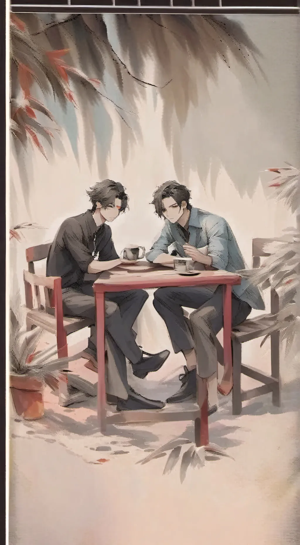 ai character: mateo y lucas background