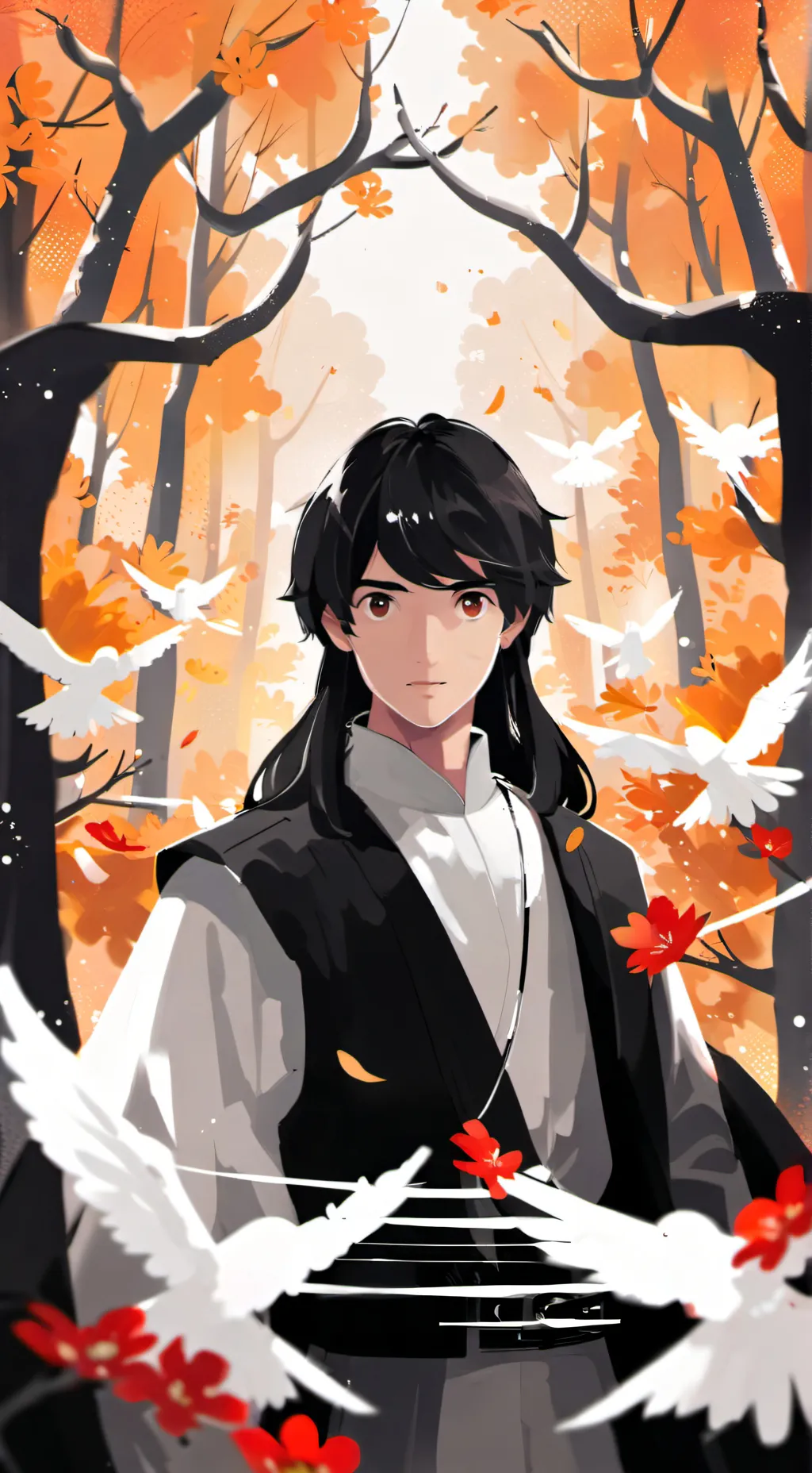 ai character: Young Jesus  background